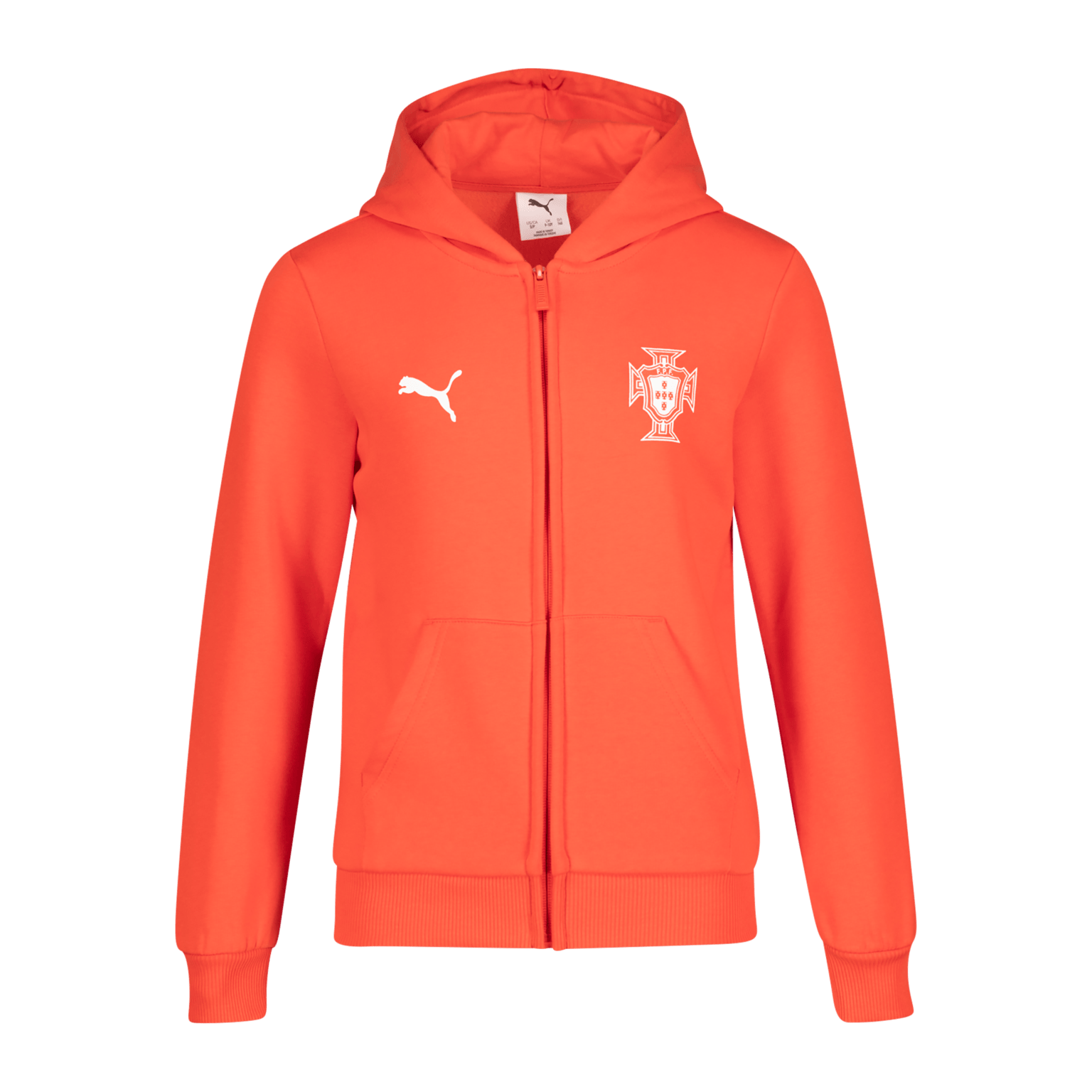 Puma FPF ftblESS Full-Ziz pHooded Jacket, молодежная толстовка с капюшоном
