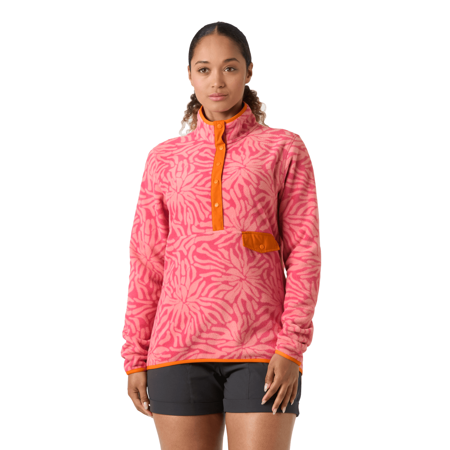 Helly Hansen MARIDALEN PRINTED FLEECE, женская флисовая рубашка