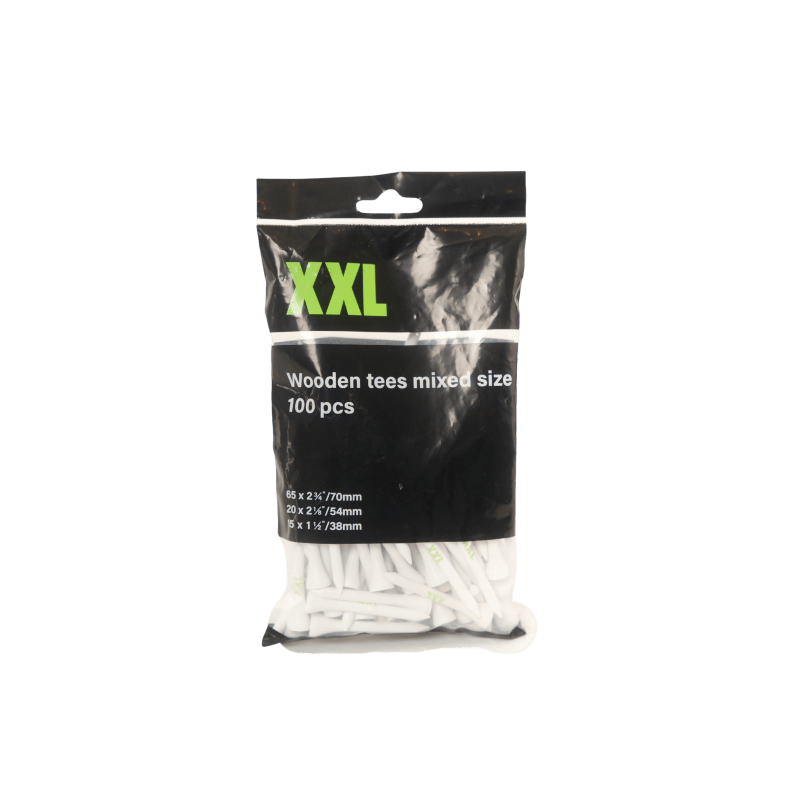 XXL Tees Mixed, 100 шт., футболки для гольфа