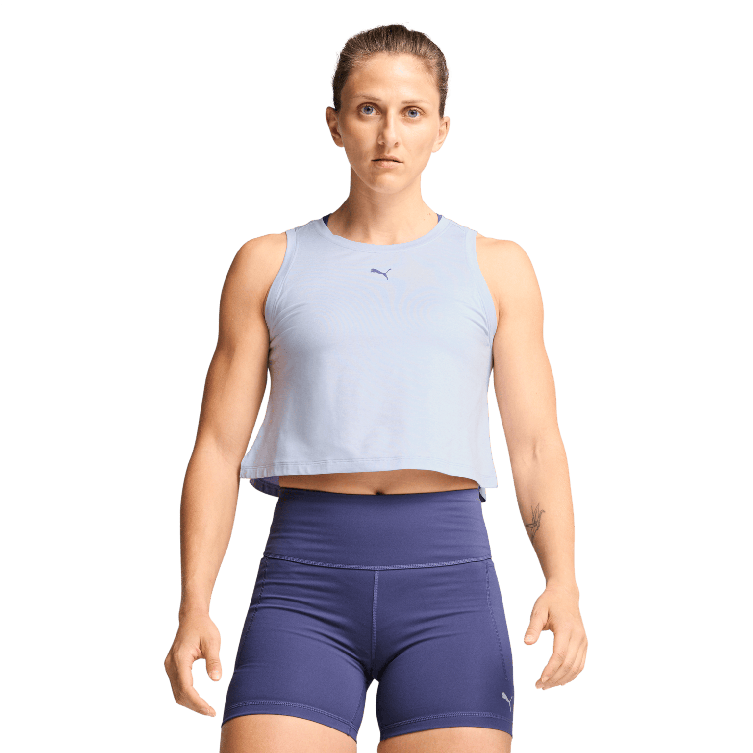 Puma CLOUDSPUN SLEEVELESS TANK — КОРОТКАЯ, женский тренировочный топ
