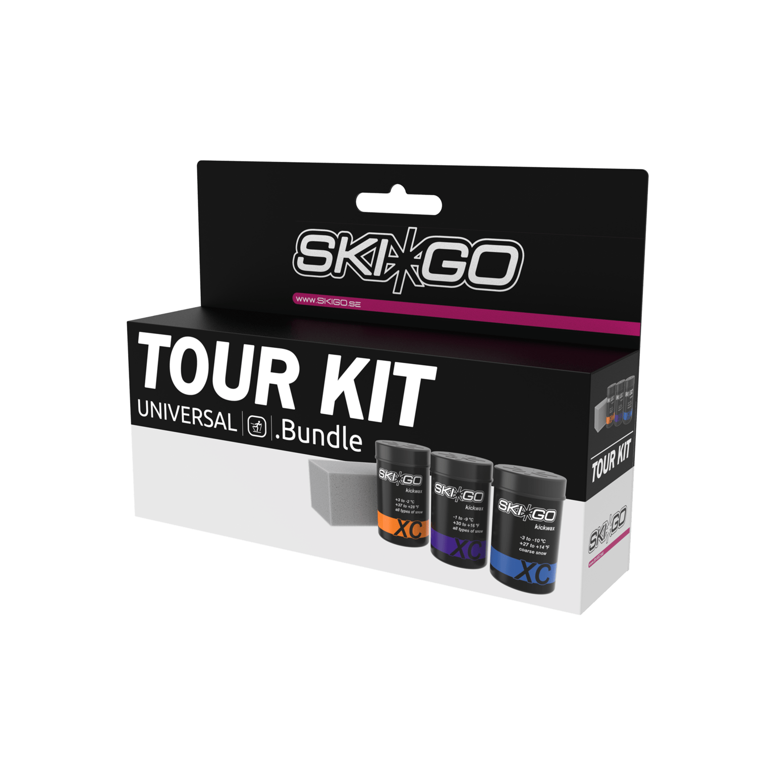 Skigo Ski Go Grip Kit Tour 25/26, набор воска
