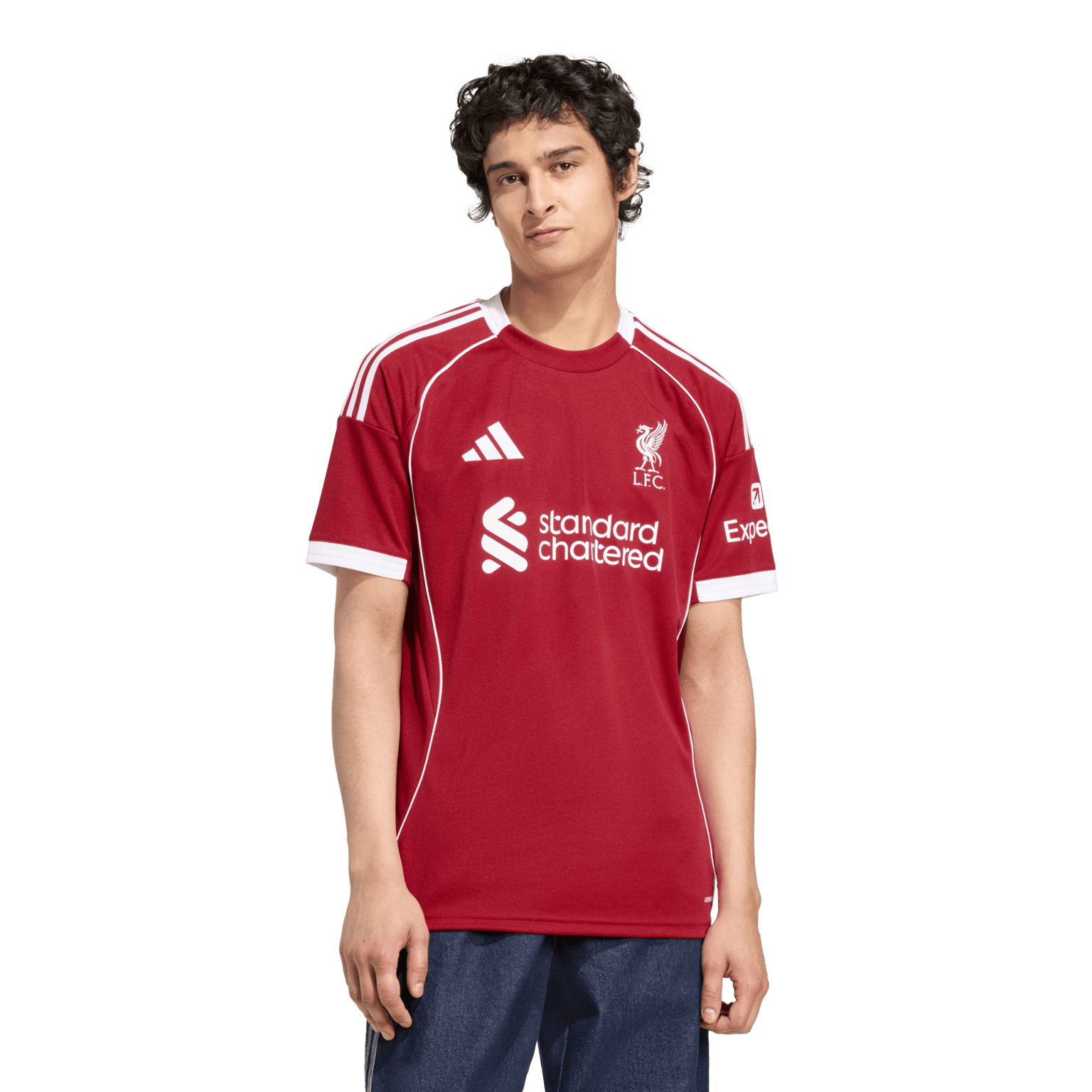 Adidas Liverpool Home Jersey 2025/26, мужская футбольная форма 25/26