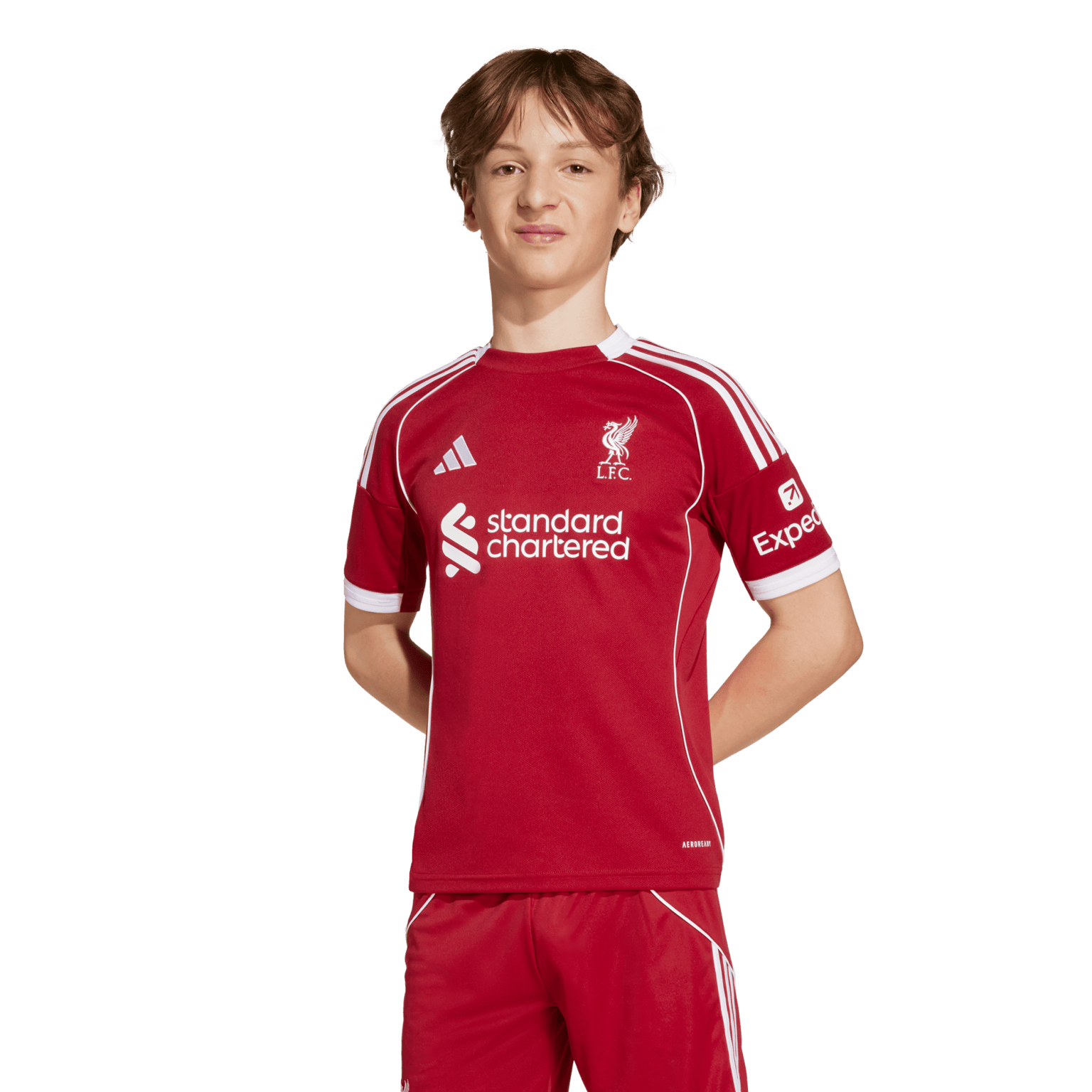 Adidas Liverpool Home Джерси 2025/26, молодежная майка 25/26
