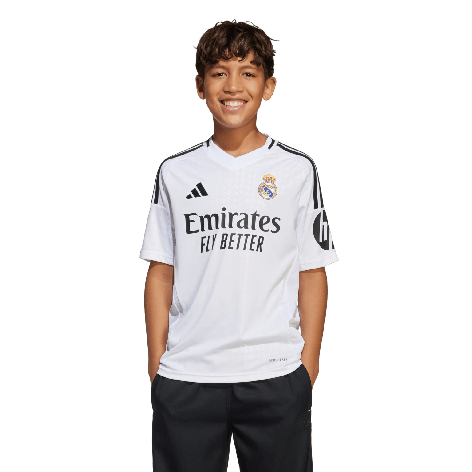 Adidas Real Madrid Home Джерси, молодежная футбольная футболка