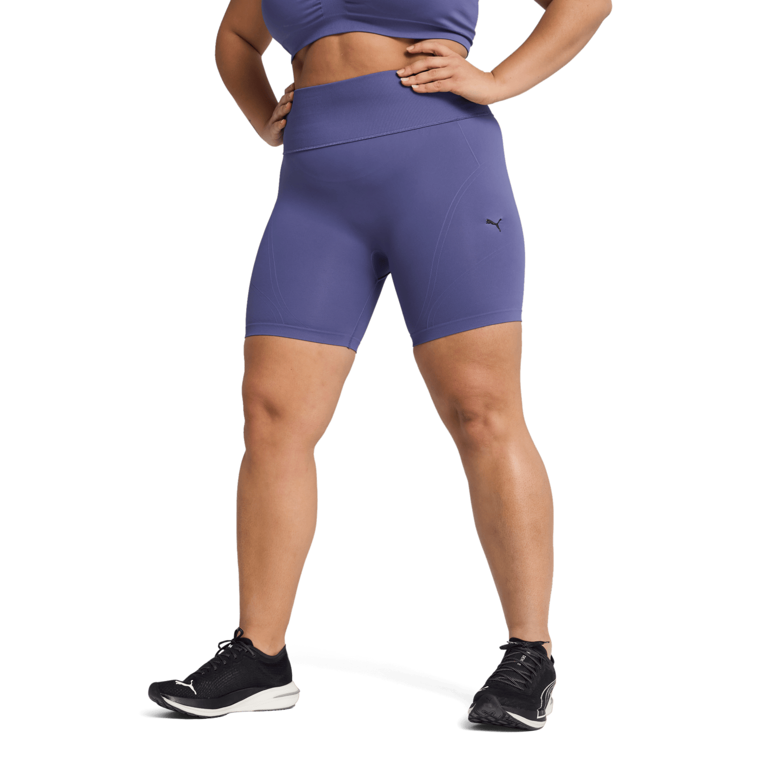 Puma SHAPELUXE SEAMLESS HW 6" SHORT TIGHT, женские тренировочные шорты