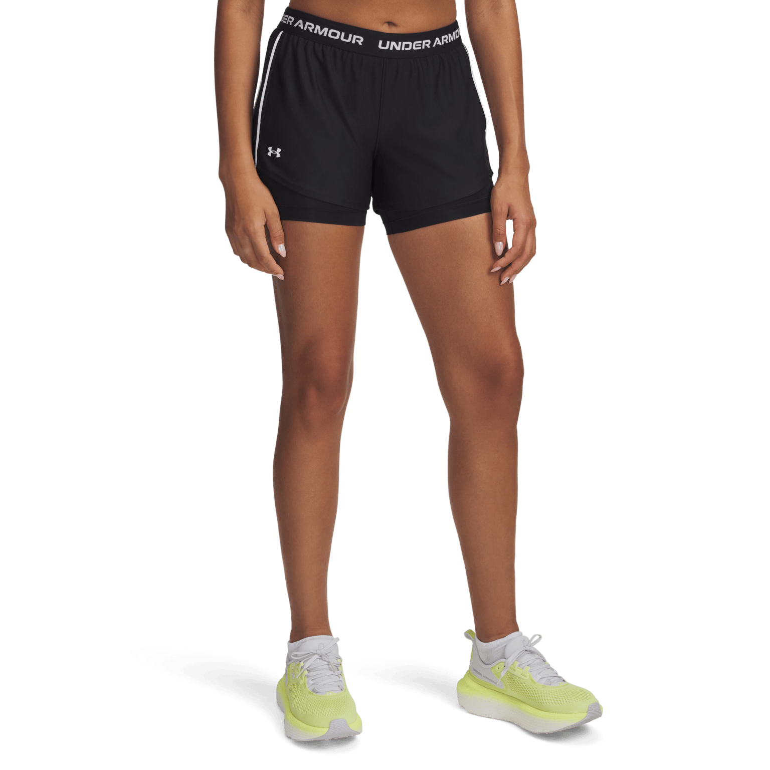 Under Armour Tech Play Up 2in1 Shorts, женские тренировочные шорты