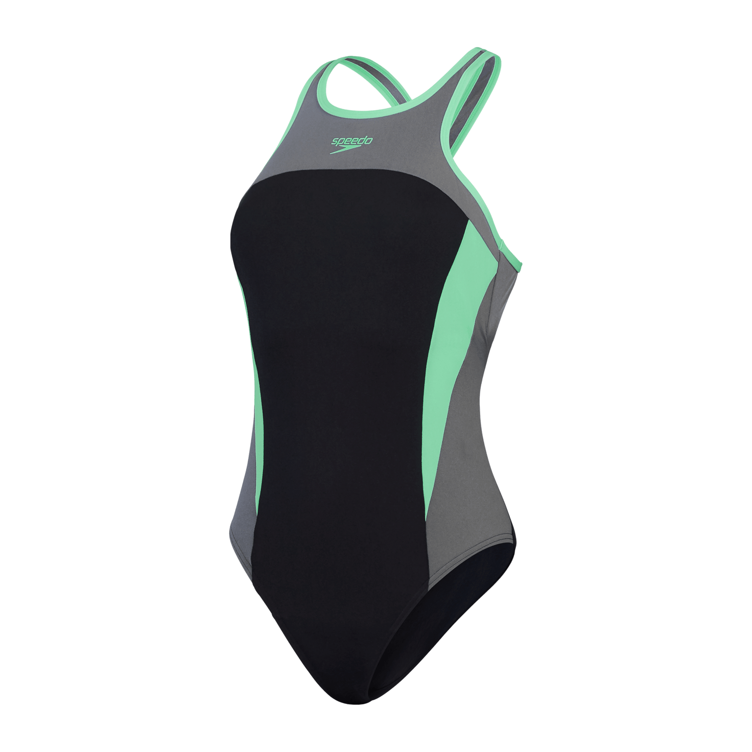 Женский купальник Speedo с высоким воротником и перекрещенной спиной
