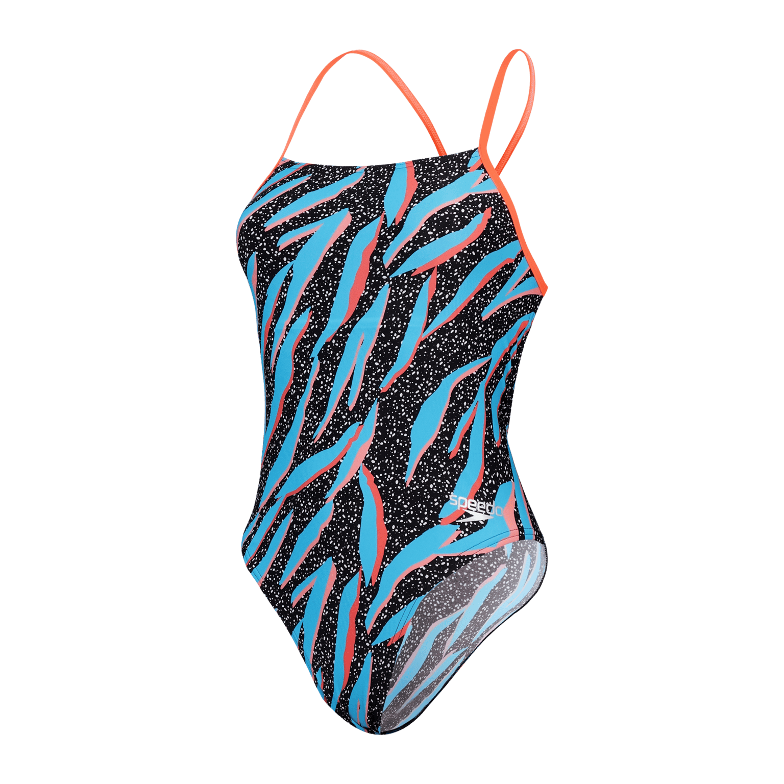 Speedo Womens Allover Digital Lattice Tie-Back, женский купальник