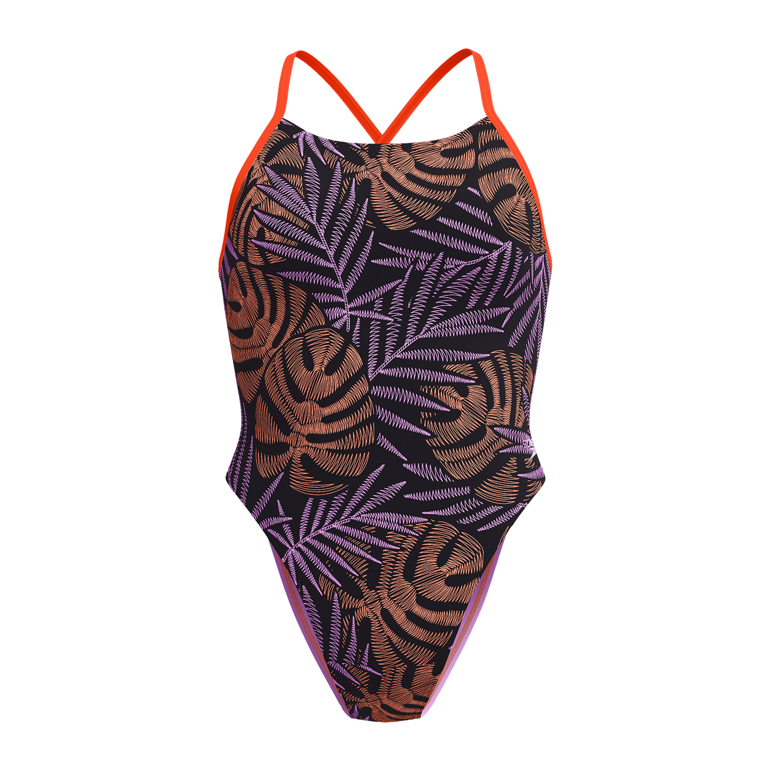 Speedo Womens Allover Digital Tie Back, женский купальник