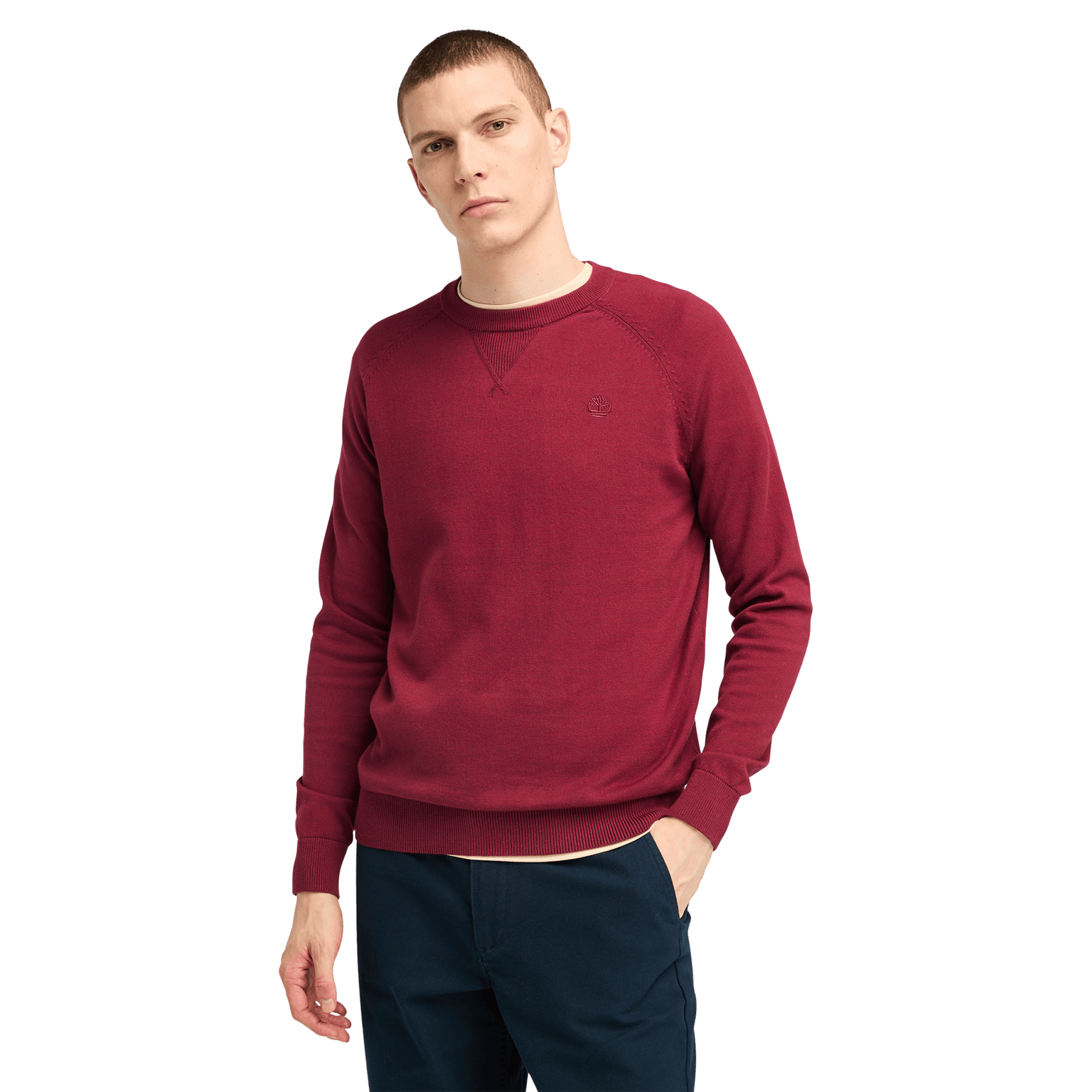 Timberland Хлопковый рукав реглан Cr