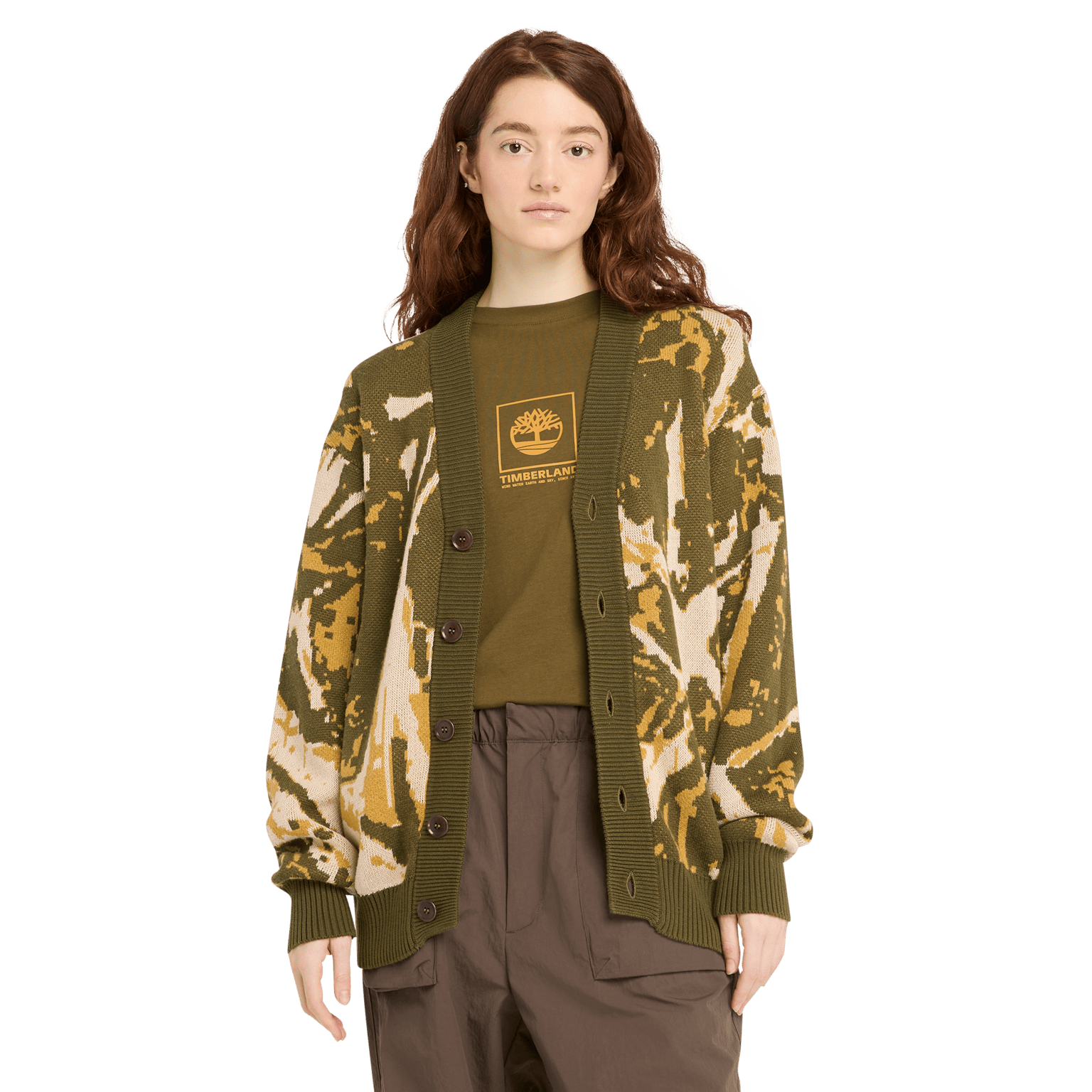 Кардиган Timberland Forest Camo, куртка, унисекс
