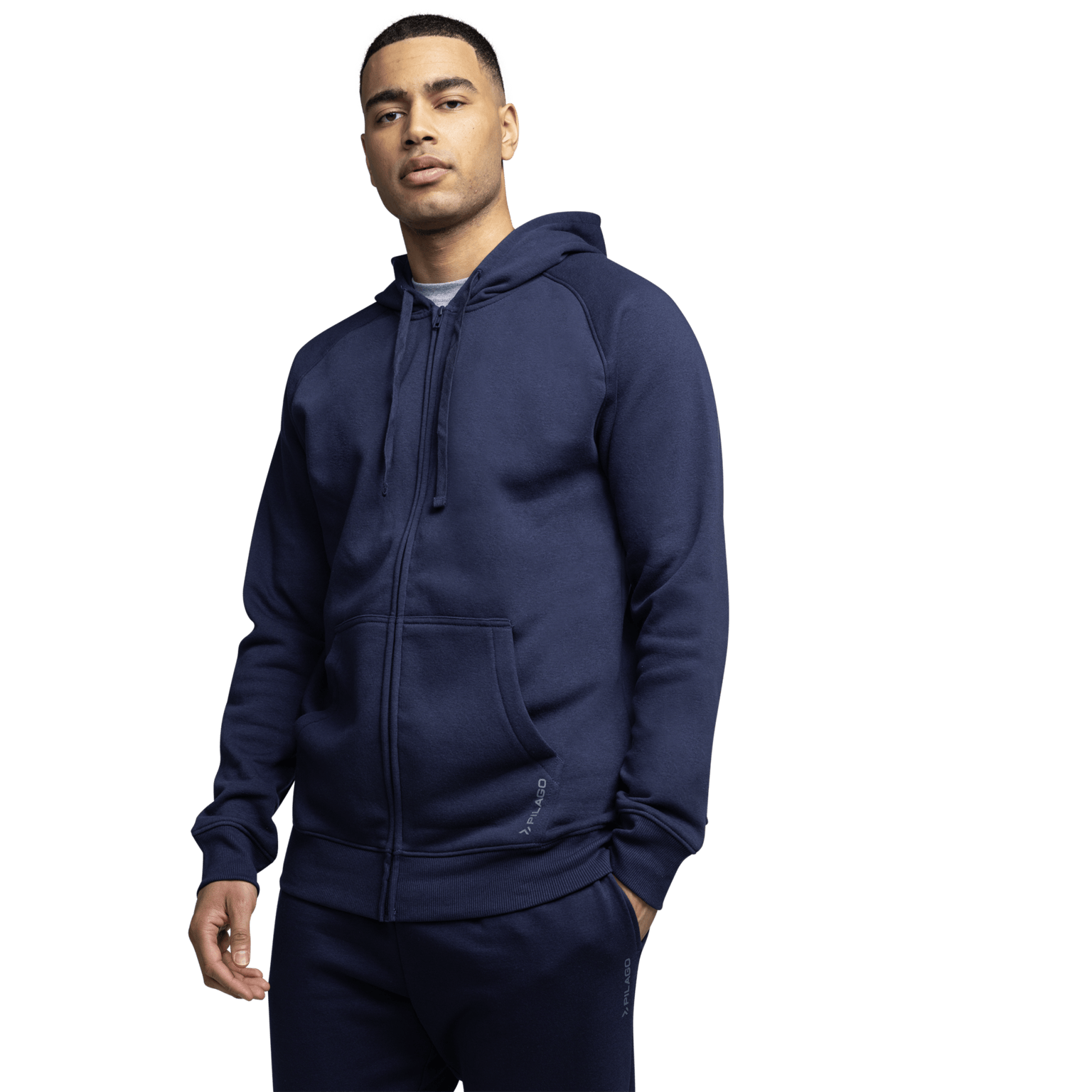 Pilago Essential Zip Hood, мужская толстовка