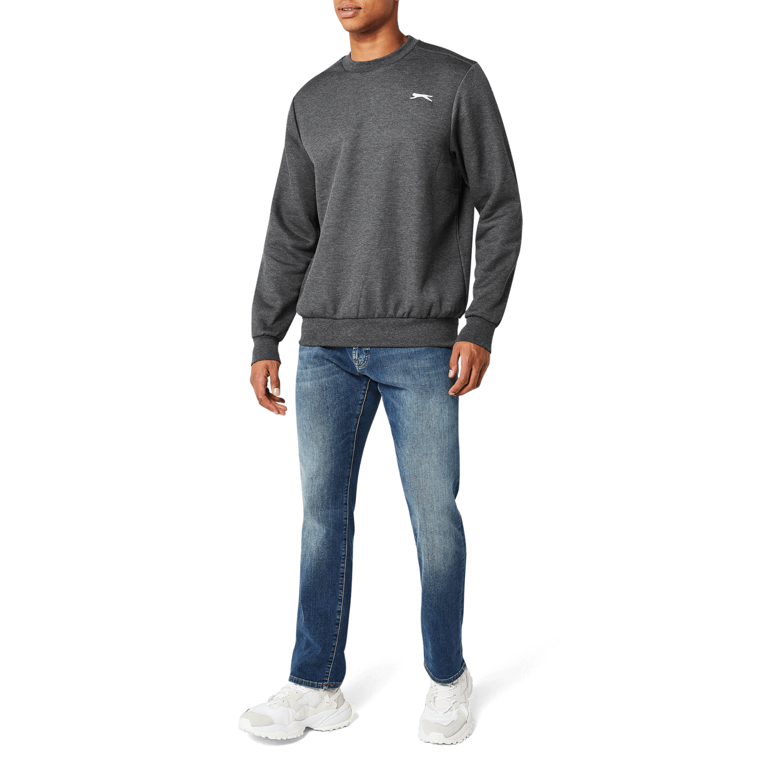 Slazenger Fleece Crew Sweater, мужской флисовый свитер