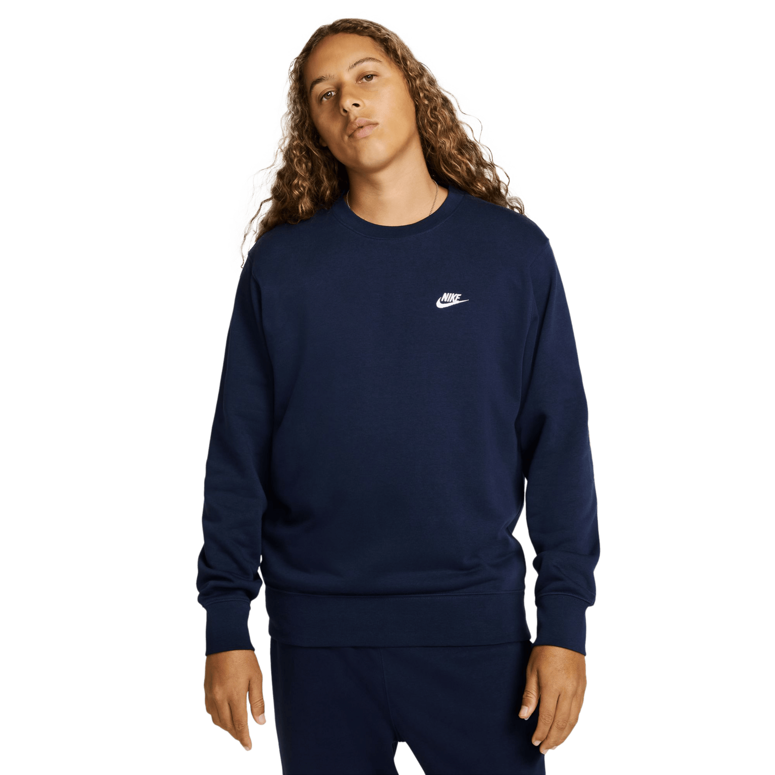 Мужская рубашка Nike Nk Club Ft Crew