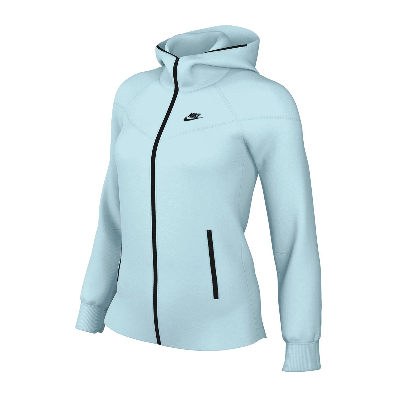 Женская худи Nike Nsw Tch Flc Wr Fz Hdy