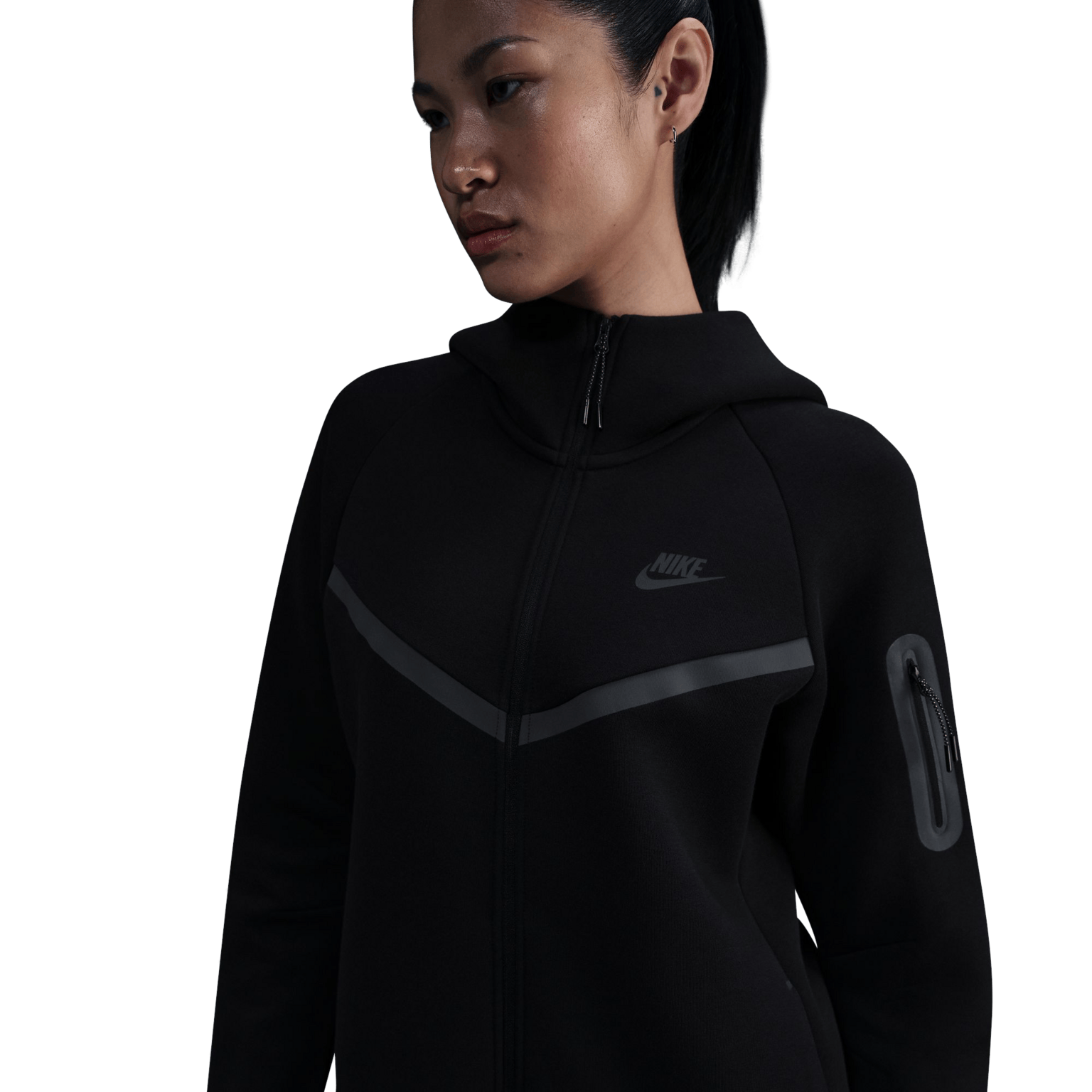 Женская худи Nike NSW TCH FLC WR FZ HDY 2