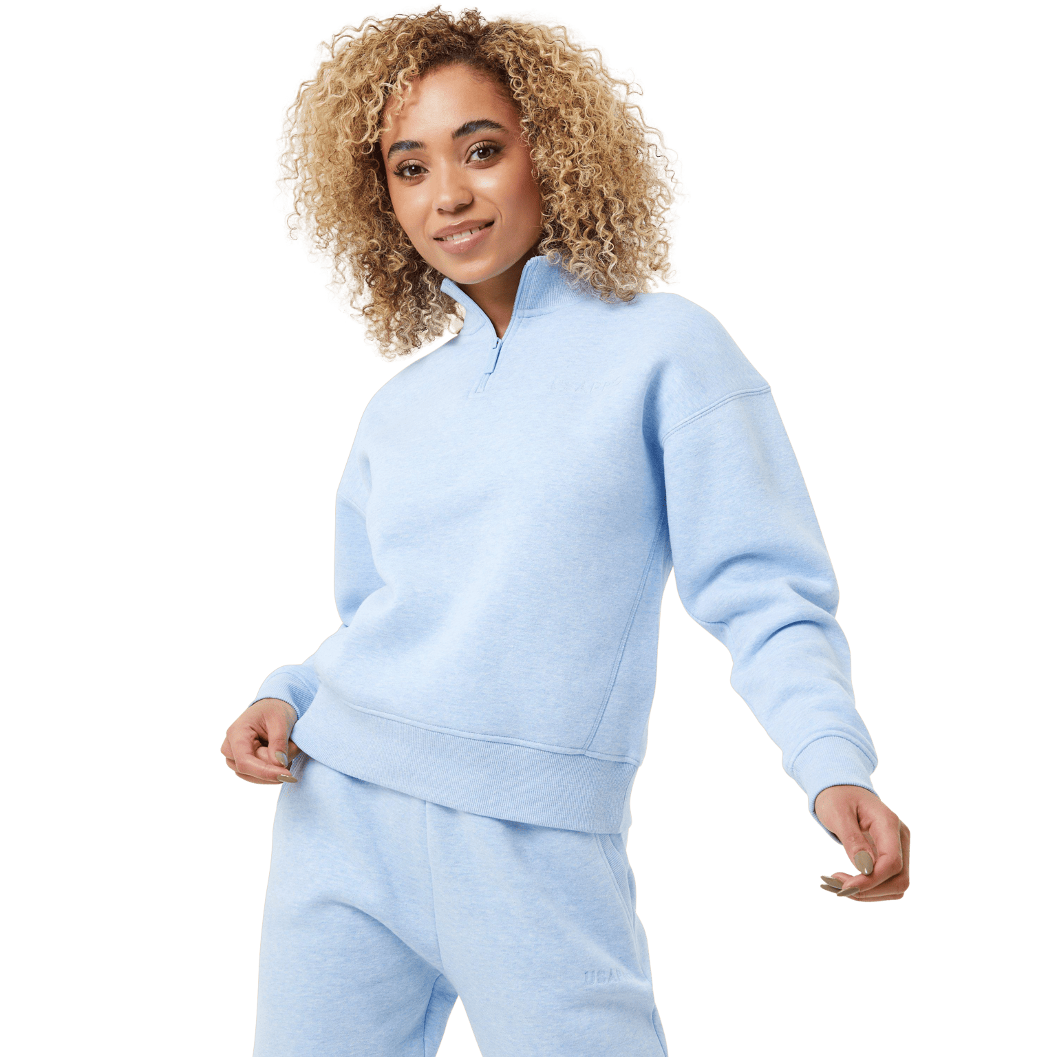 Толстовка USA Pro Quarter Zip Sweatshirt, женская рубашка