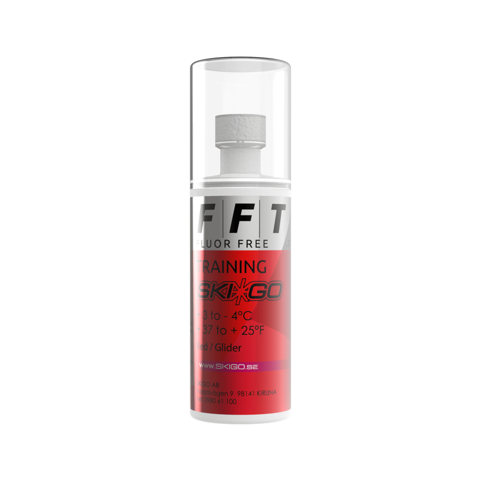 Skigo Glider FFT Fleeting Red +3/-4 100мл 25/26, жидкий крем для скольжения
