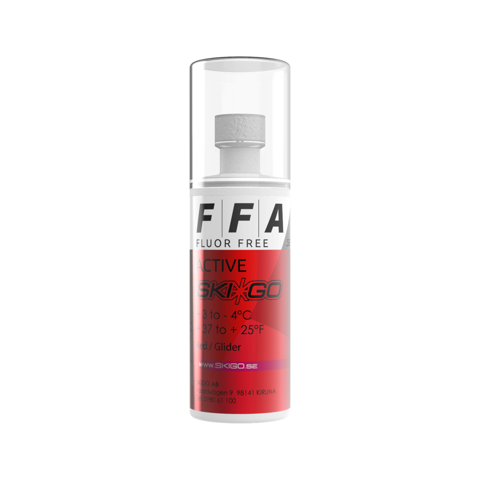 Skigo Glider FFA Fleeting Red +3/-4 100мл 25/26, жидкий крем для скольжения