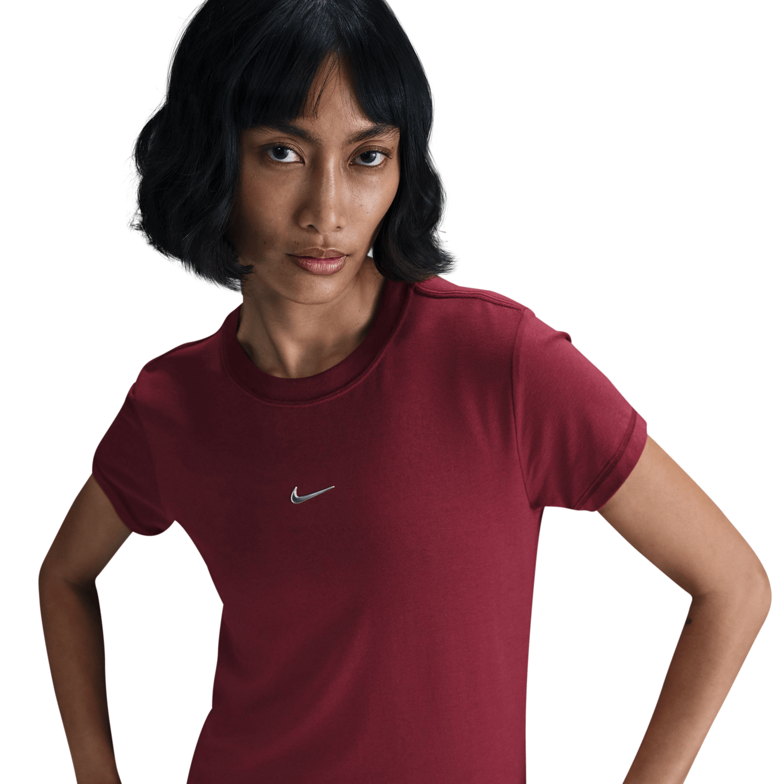 Женская футболка Nike Nsw Chll Knt Md Crp Gls