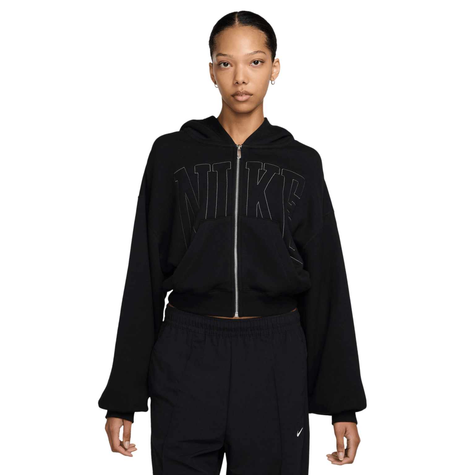 Женская худи Nike Nsw Street Crop Fz Top