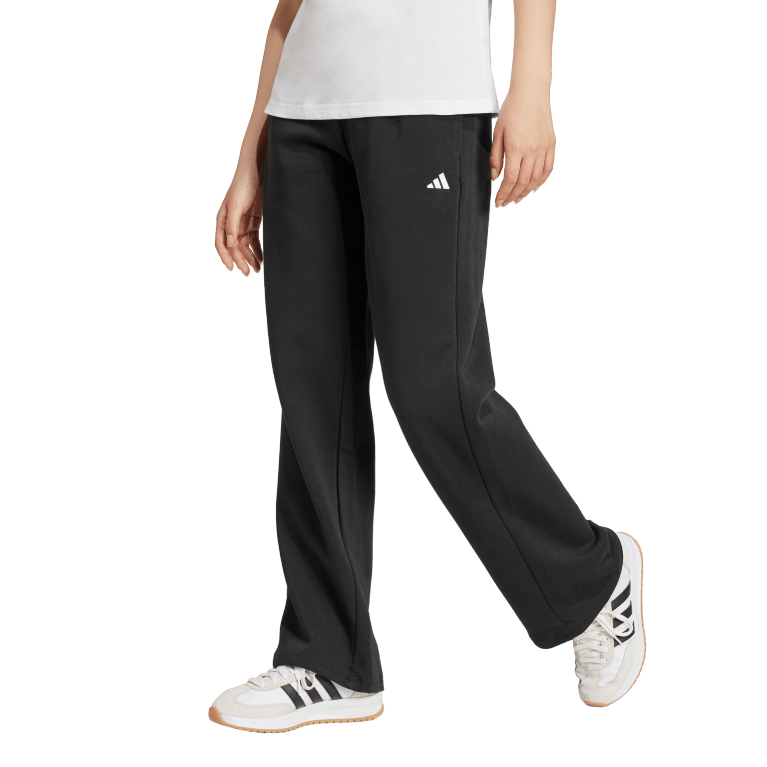 adidas Essentials Small Logo Feel Cosy Джоггеры с открытым краем, женские спортивные штаны