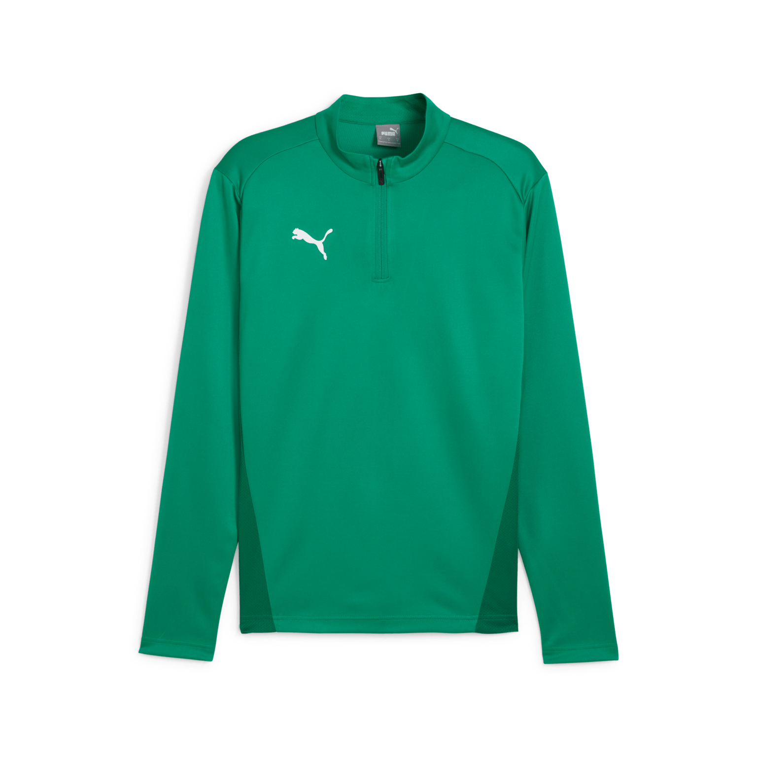 Мужская тренировочная футболка Puma teamGOAL Training на молнии 1/4