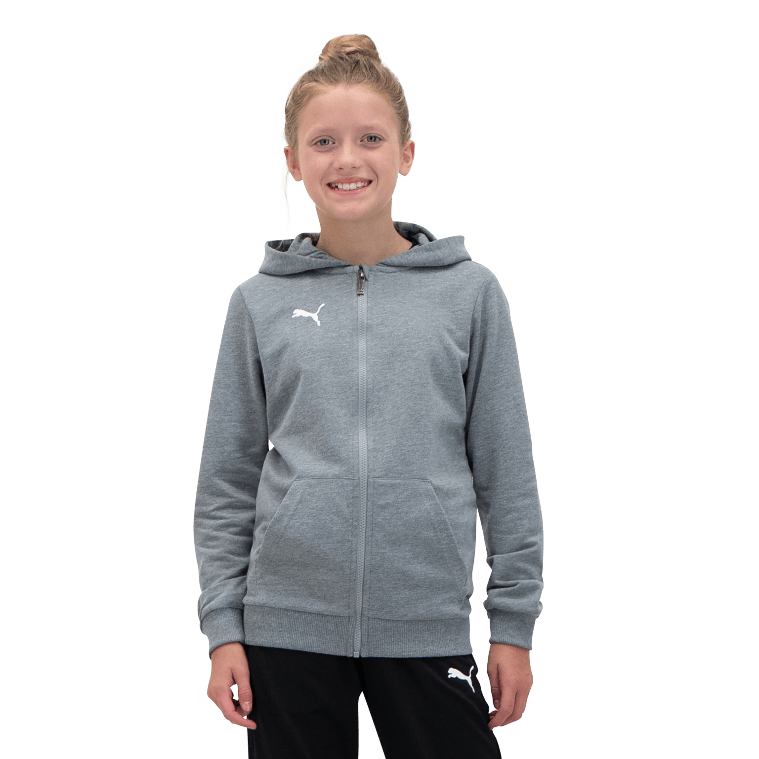 Puma teamGOAL Casuals Hooded Jacket, молодежная куртка с капюшоном