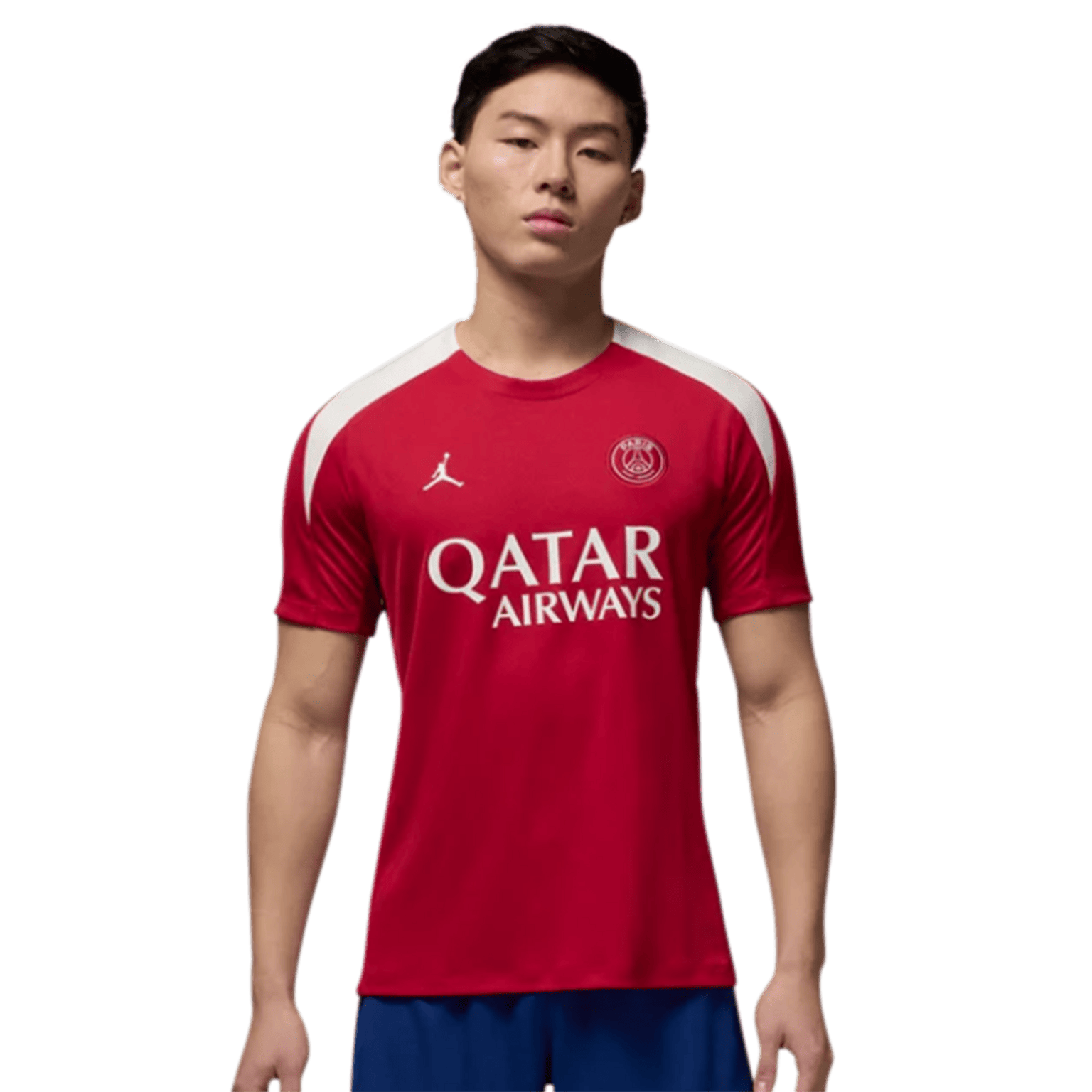 Мужская тренировочная рубашка Nike PSG Dri-FIT Strike Short Sleeve Top 4Th