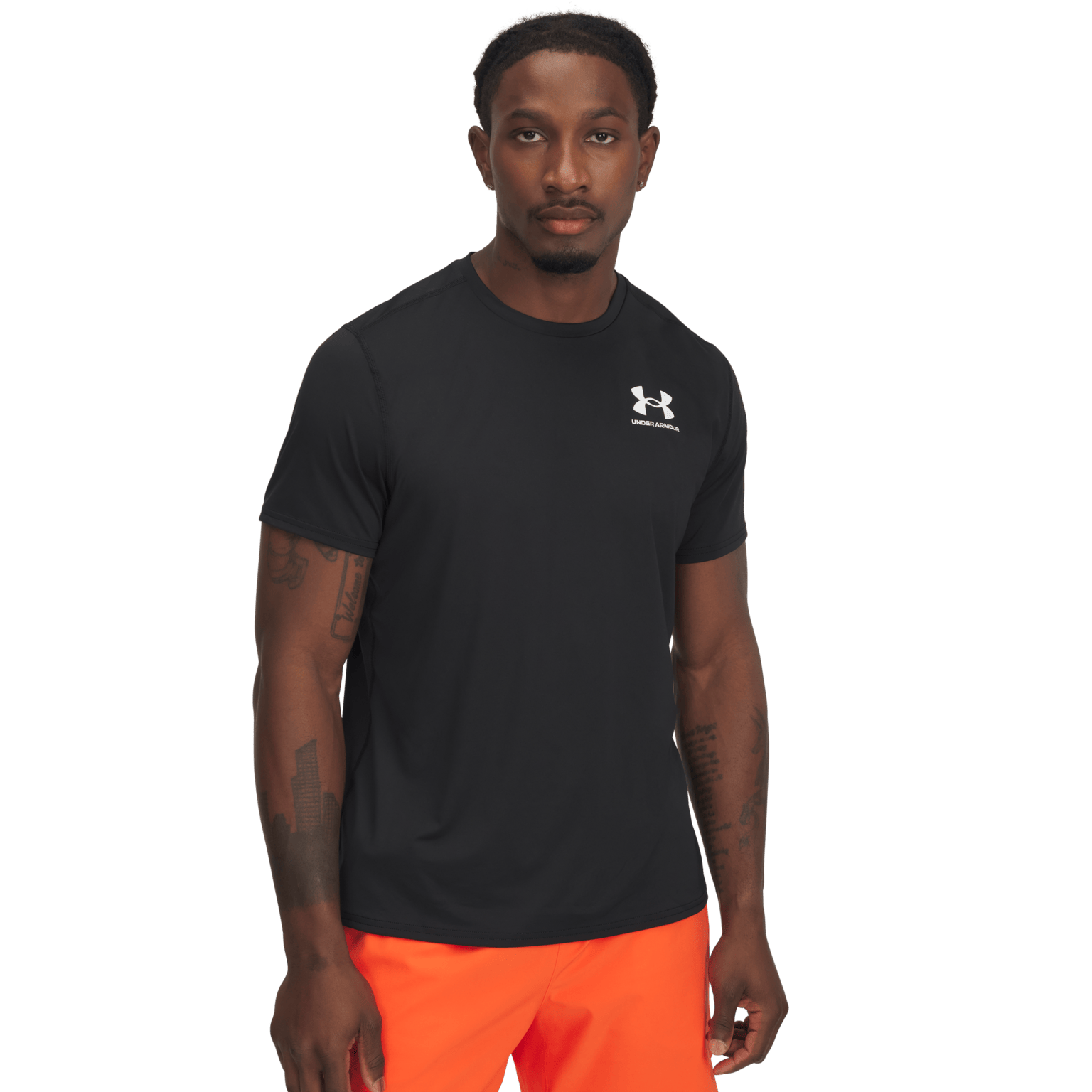 Under Armour HeatGear® Fitted Tee с короткими рукавами, мужская тренировочная рубашка