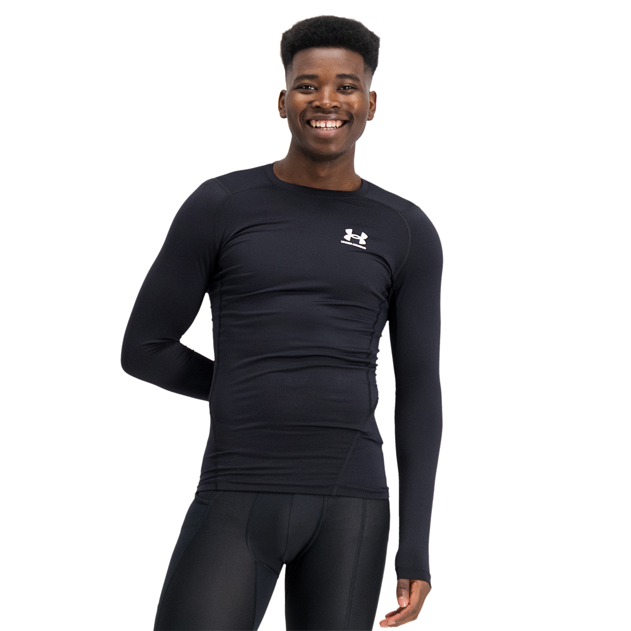 Under Armour HeatGear® Armor Comp Long Sleeve, мужская компрессионная рубашка