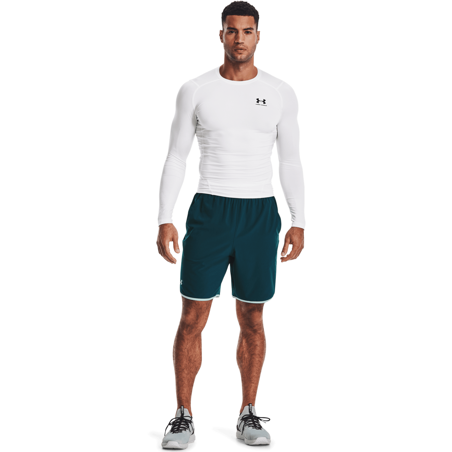 Under Armour HeatGear® Armor Comp Long Sleeve, мужская компрессионная рубашка