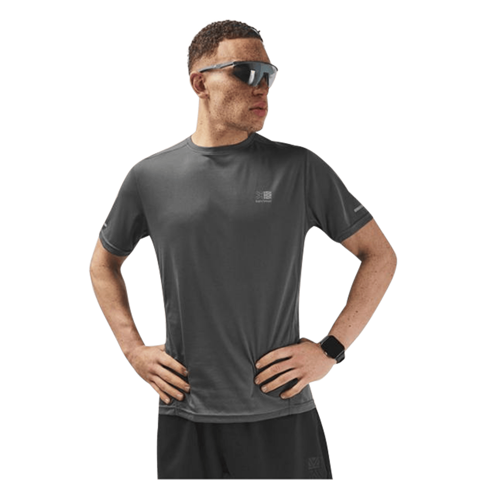 Karrimor Run Top с коротким рукавом, мужская тренировочная рубашка