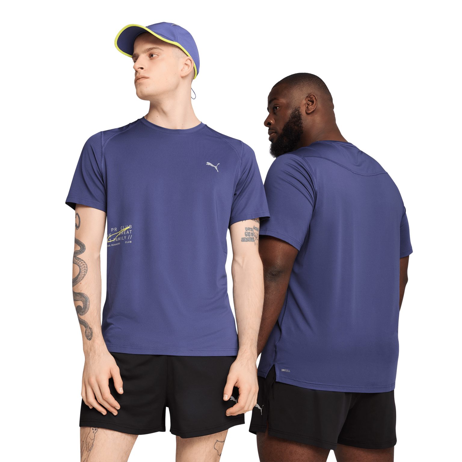 Футболка Puma Run Graphic Mesh, мужская тренировочная рубашка