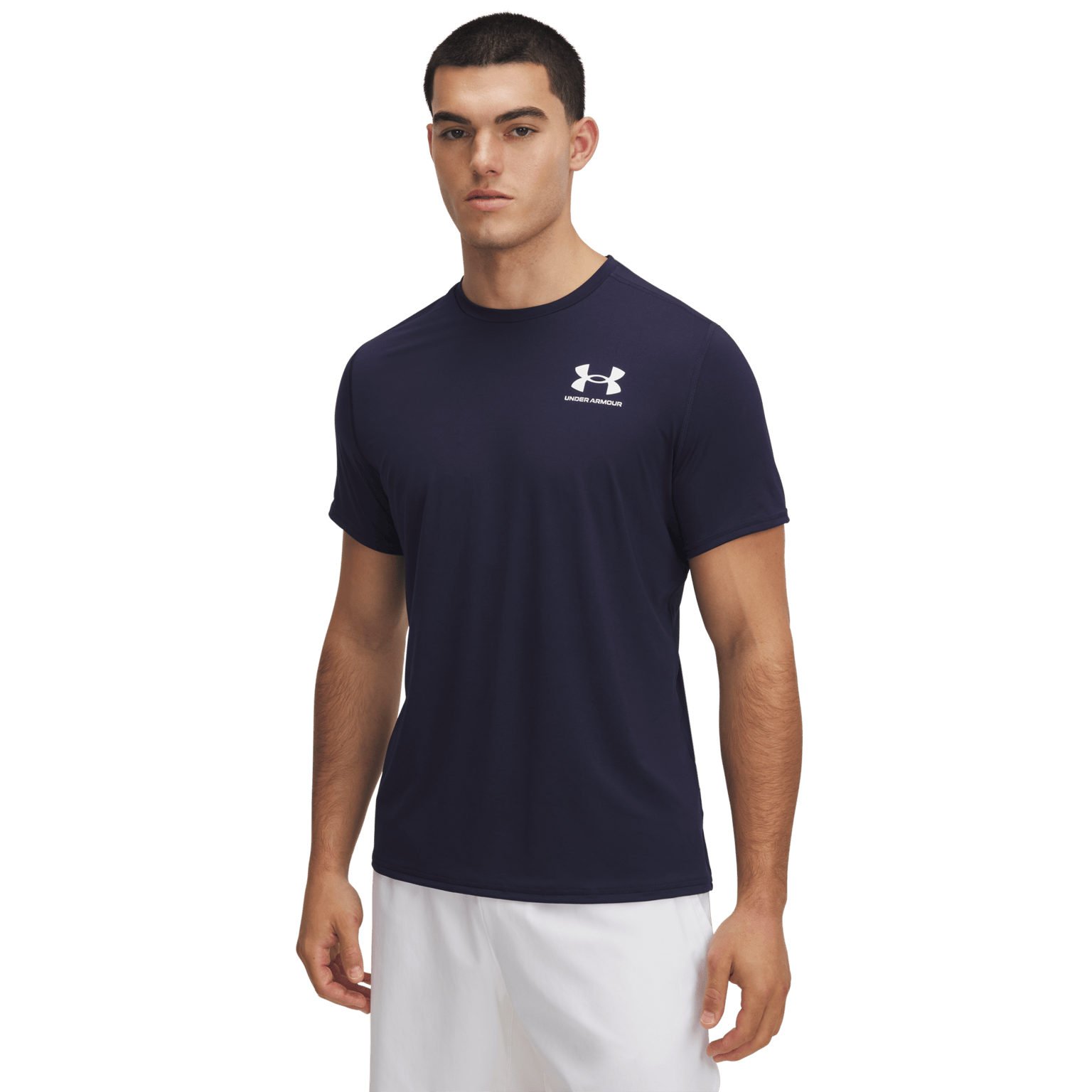 Under Armour HeatGear® Fitted Tee с короткими рукавами, мужская тренировочная рубашка