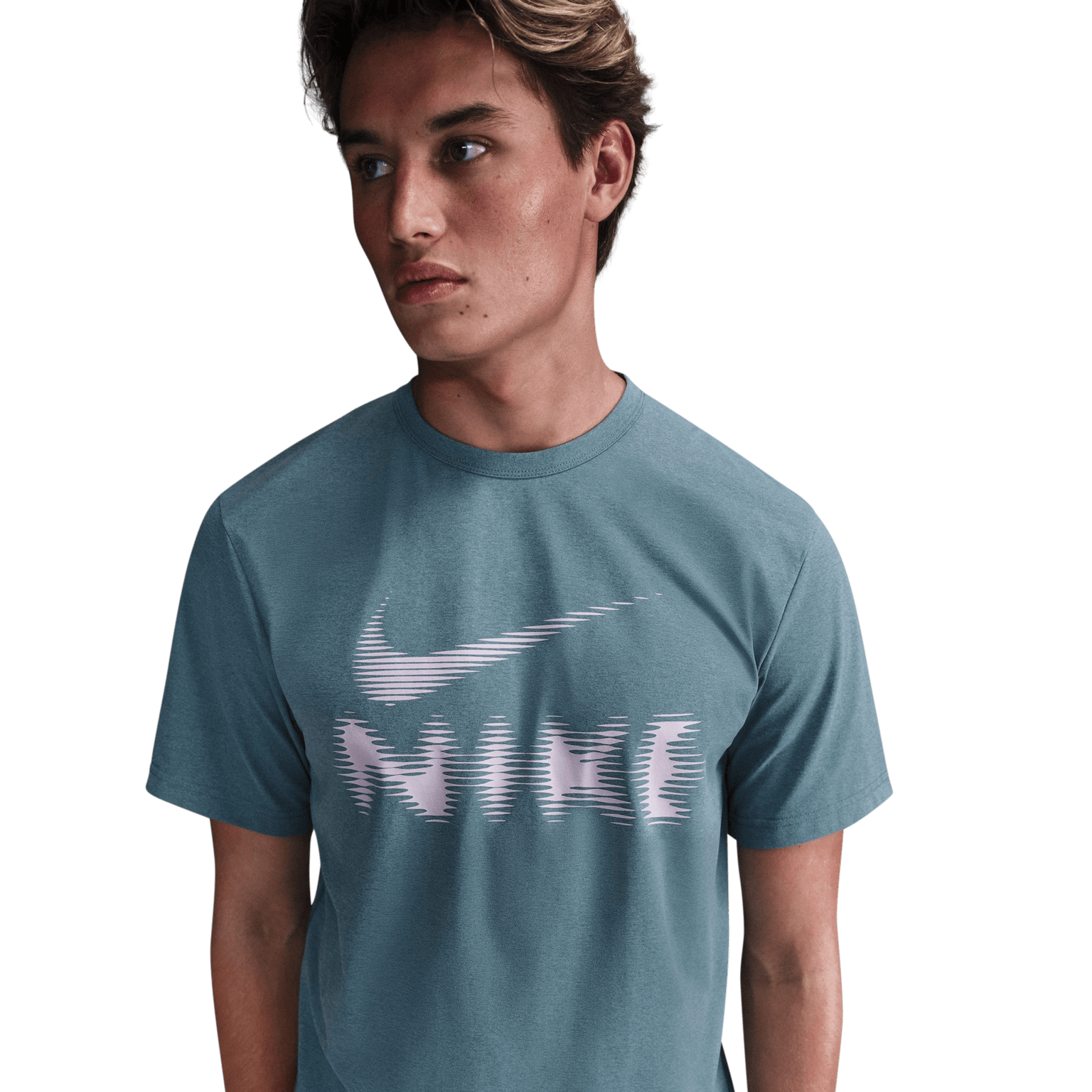 Мужская тренировочная рубашка с коротким рукавом Nike Dri-FIT UV Hyverse Graphics с коротким рукавом