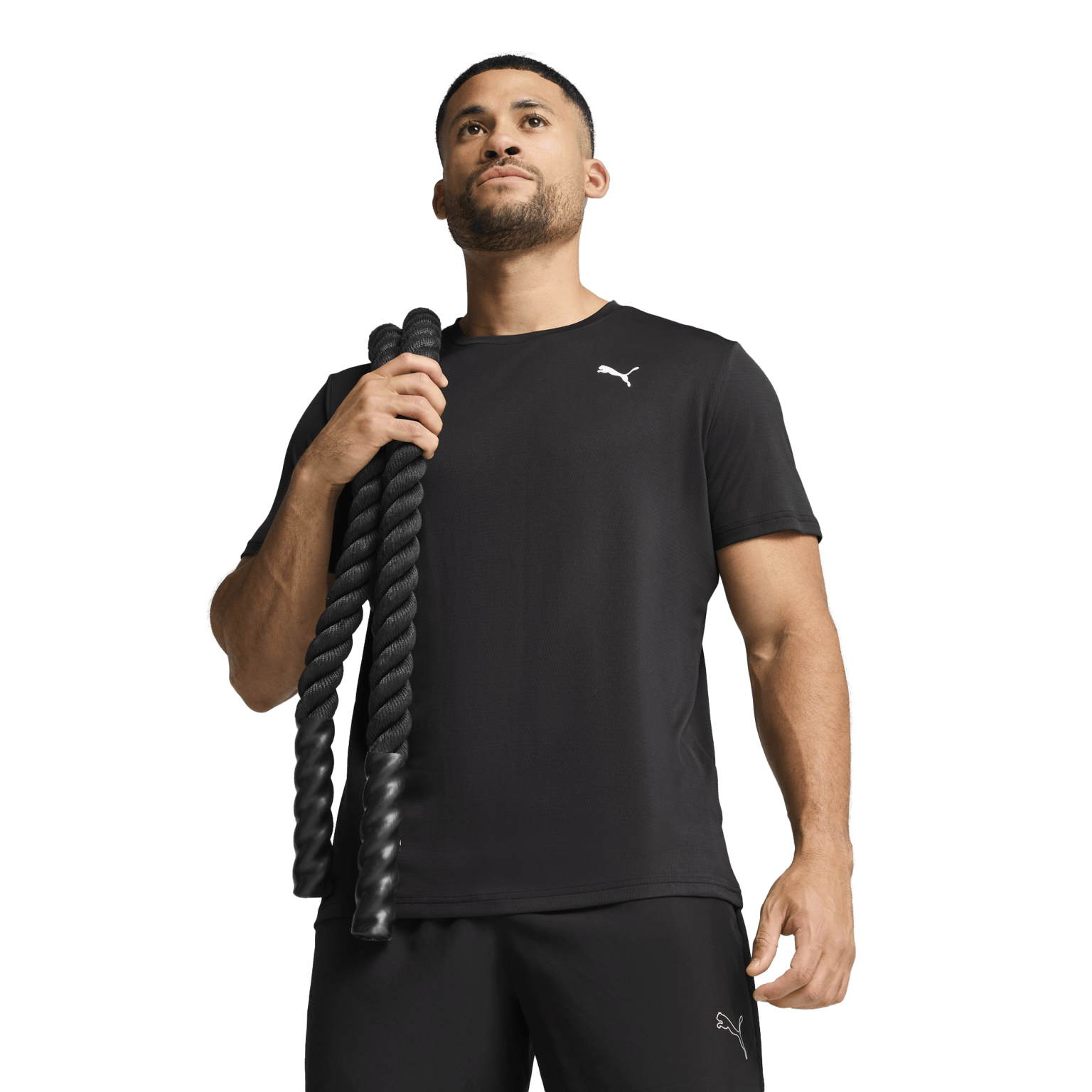 Футболка Puma Tad Essential Poly Texture, мужская тренировочная рубашка