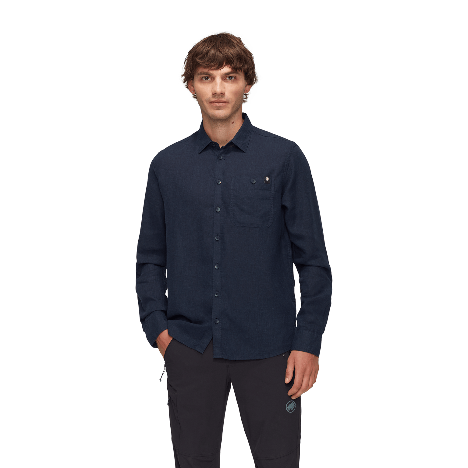 Mammut Alvra Summer Longsleeve Shirt, мужская фланелевая рубашка