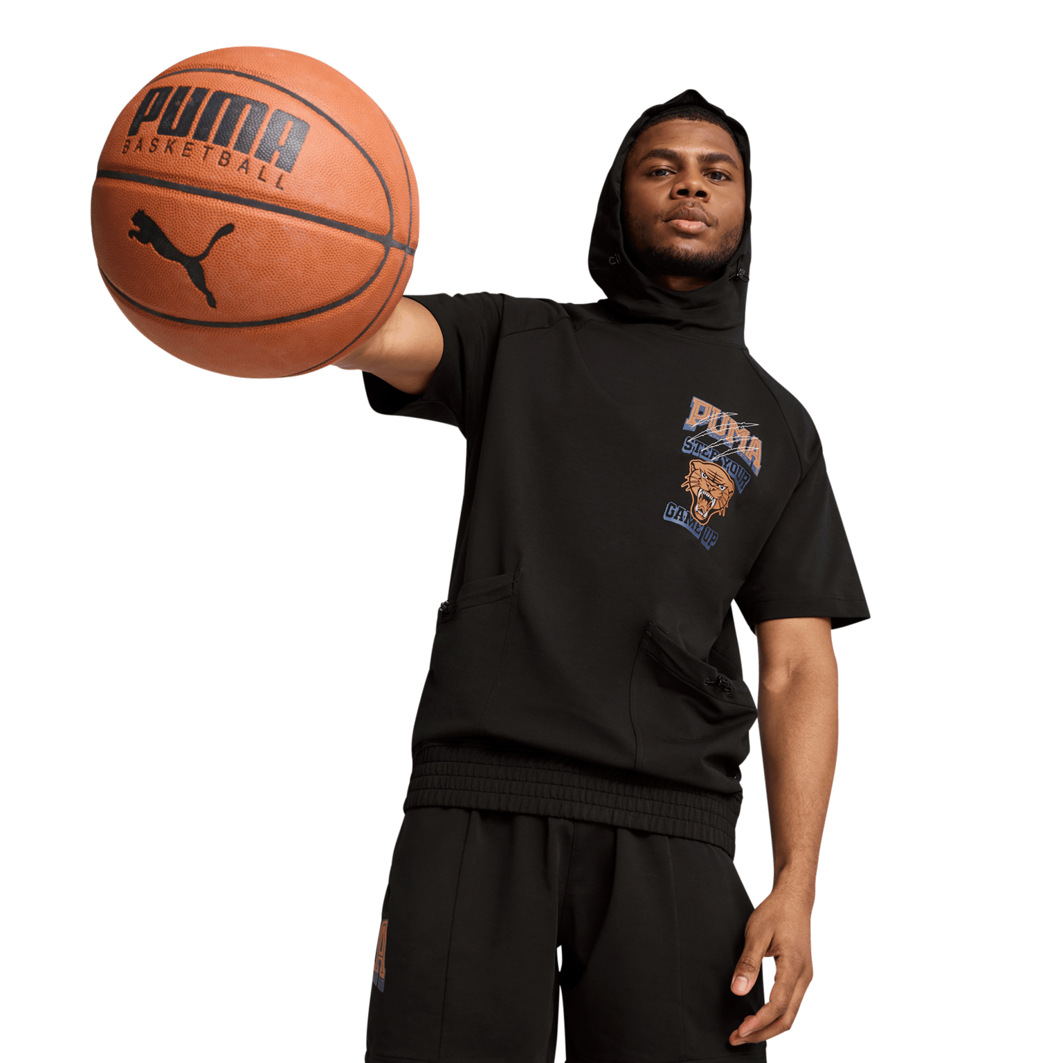 Puma Rival Rage Short Sleeve Tech Hoodie, мужская толстовка