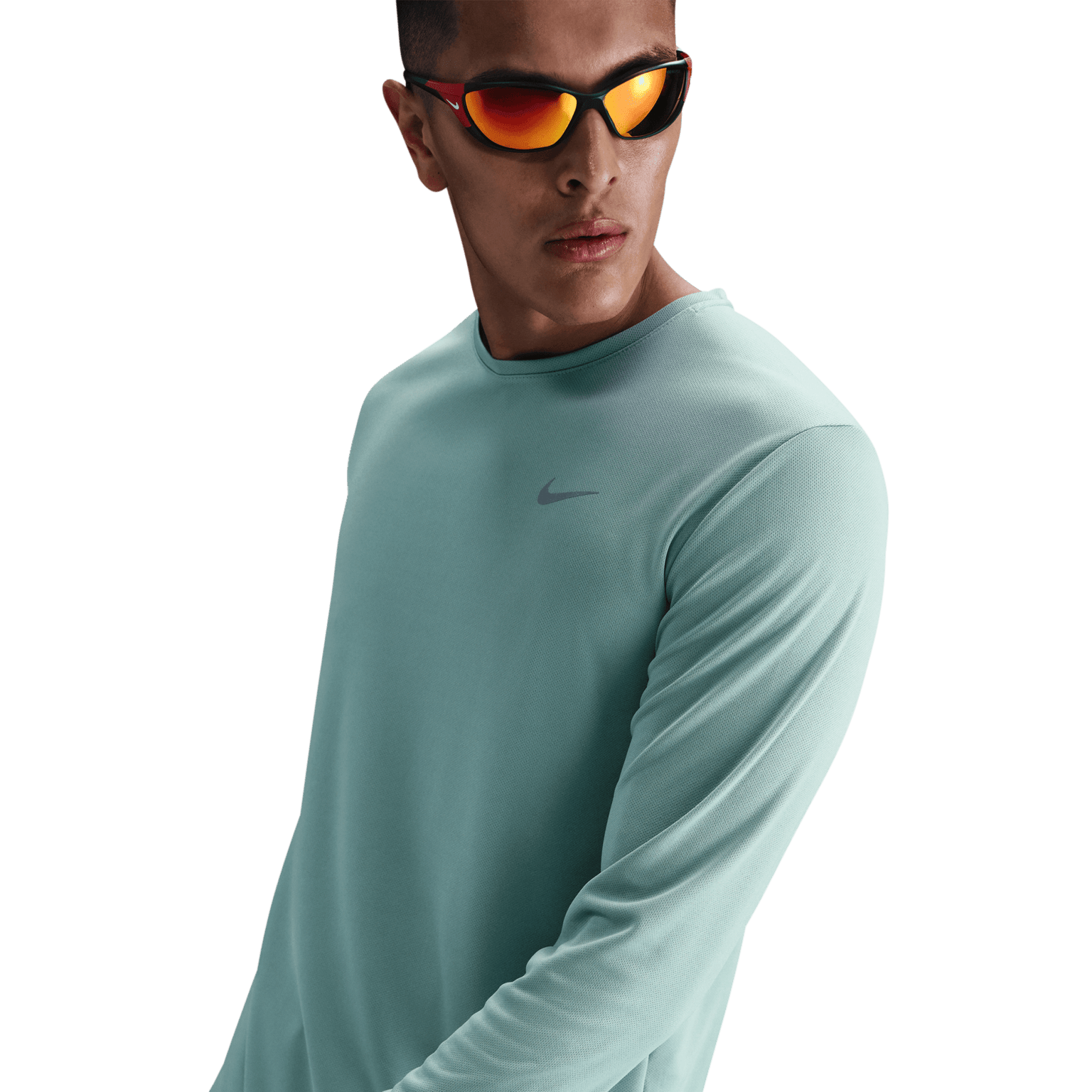 Мужская тренировочная рубашка Nike Dri-FIT UV Miler Top с длинным рукавом