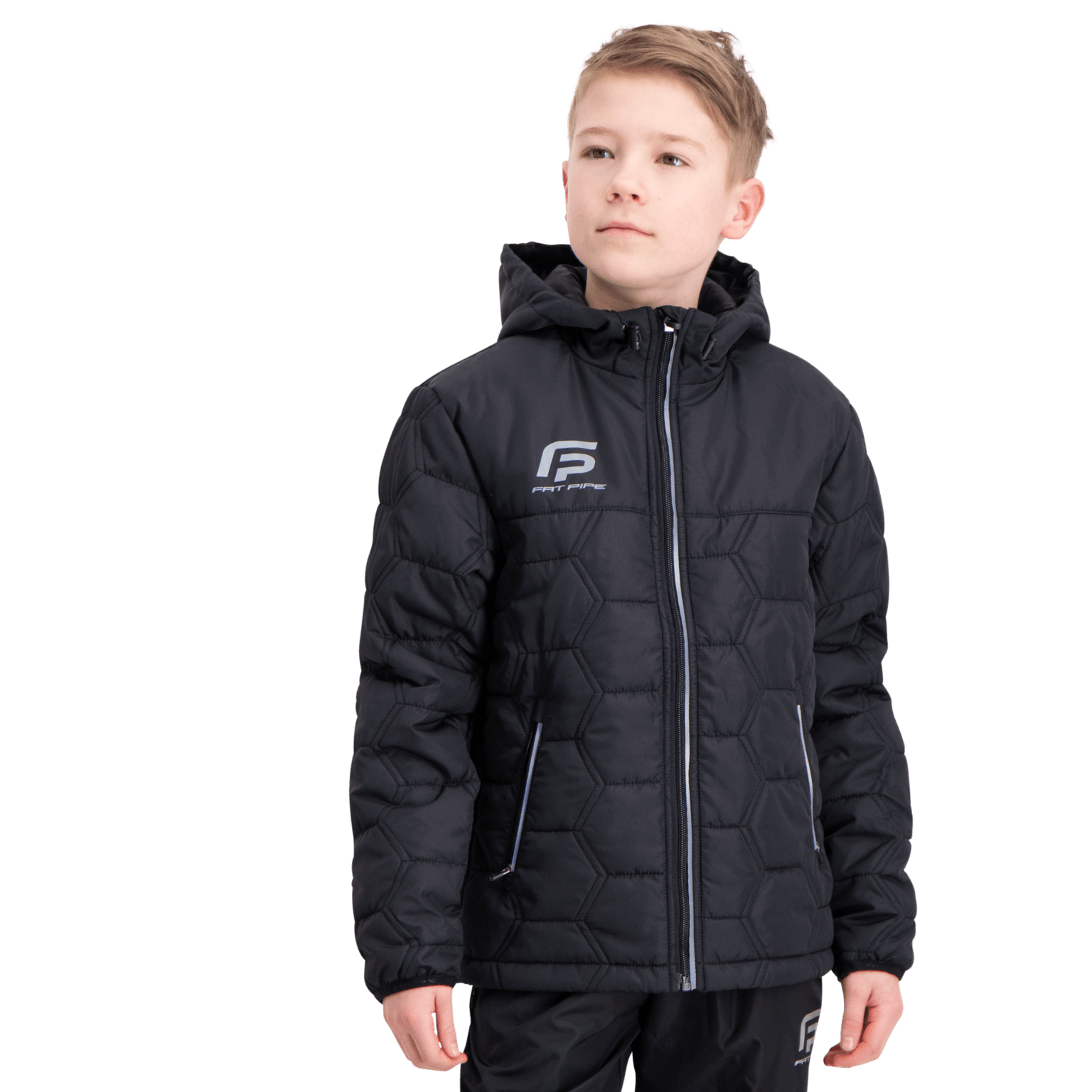 Куртка Fat Pipe Gibson Hooded Light Padded, молодежная куртка 26/27
