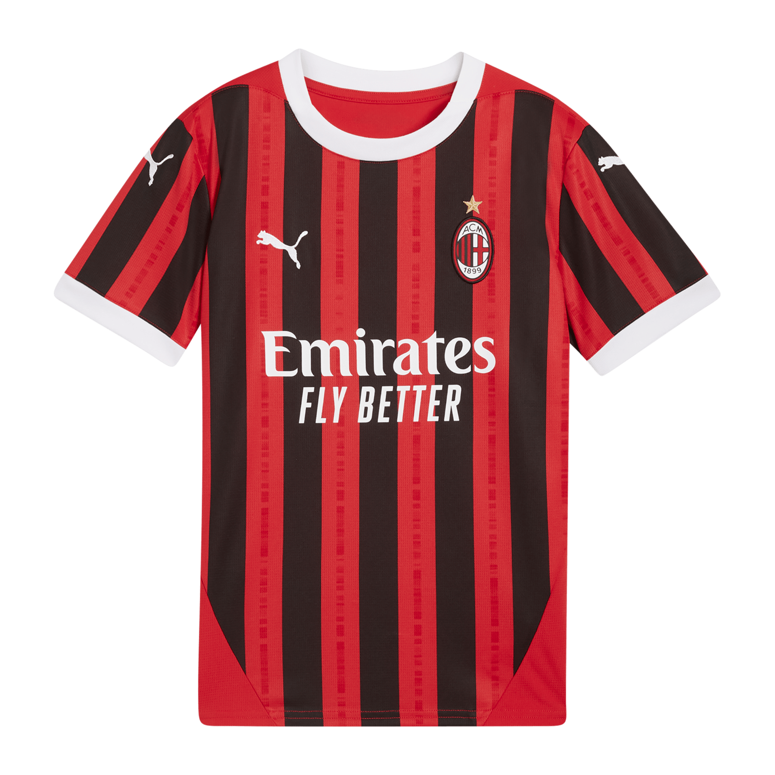 Реплика домашней майки Puma AC Milan, молодежная футбольная форма