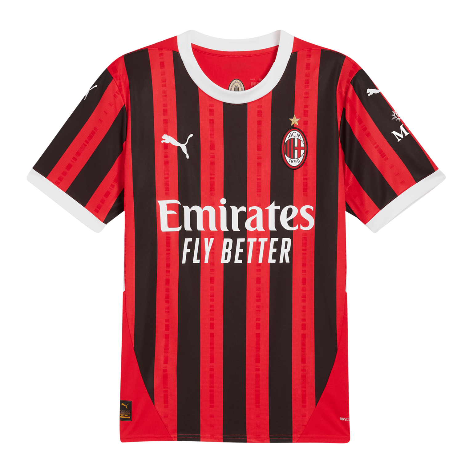 Реплика мужской футбольной формы Puma AC Milan Home Джерси