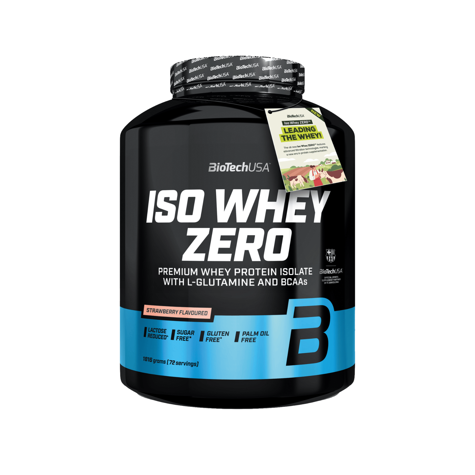 BioTech USA Iso Whey Zero 1816 г Клубника, протеиновый порошок