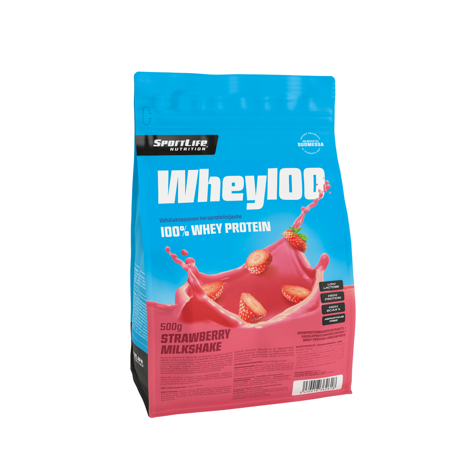 SportLife Nutrition Whey100 500 г, протеиновый порошок