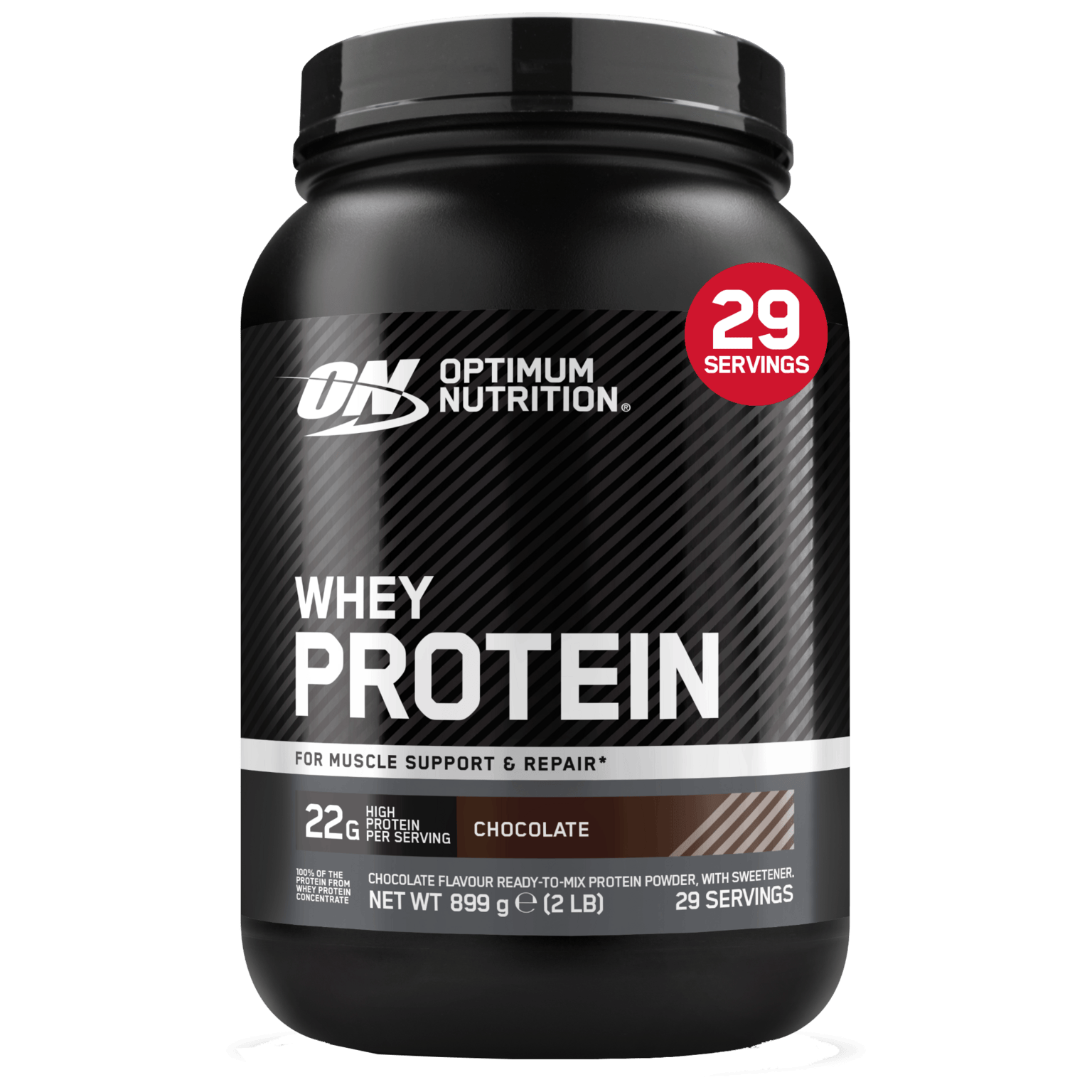 Optimum Nutrition Whey Chocolate, протеиновый порошок
