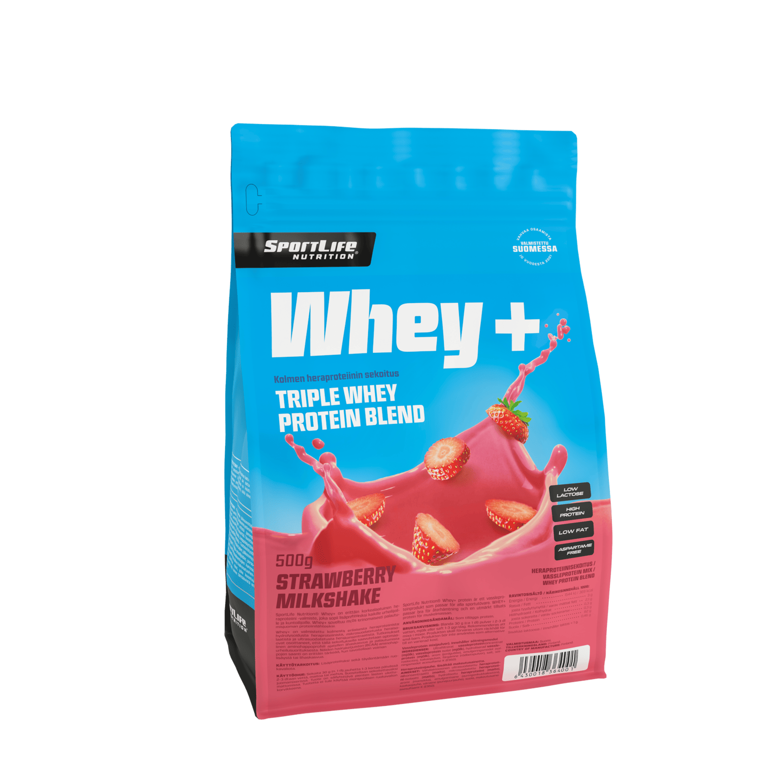 SportLife Nutrition Whey+ 500г, протеиновый порошок