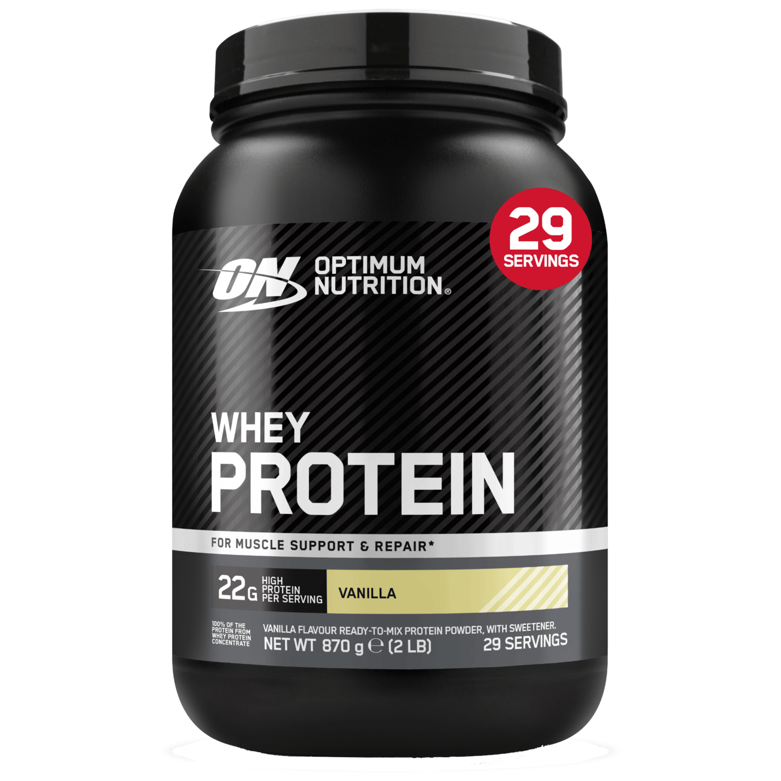 Optimum Nutrition Whey Vanilla, протеиновый порошок
