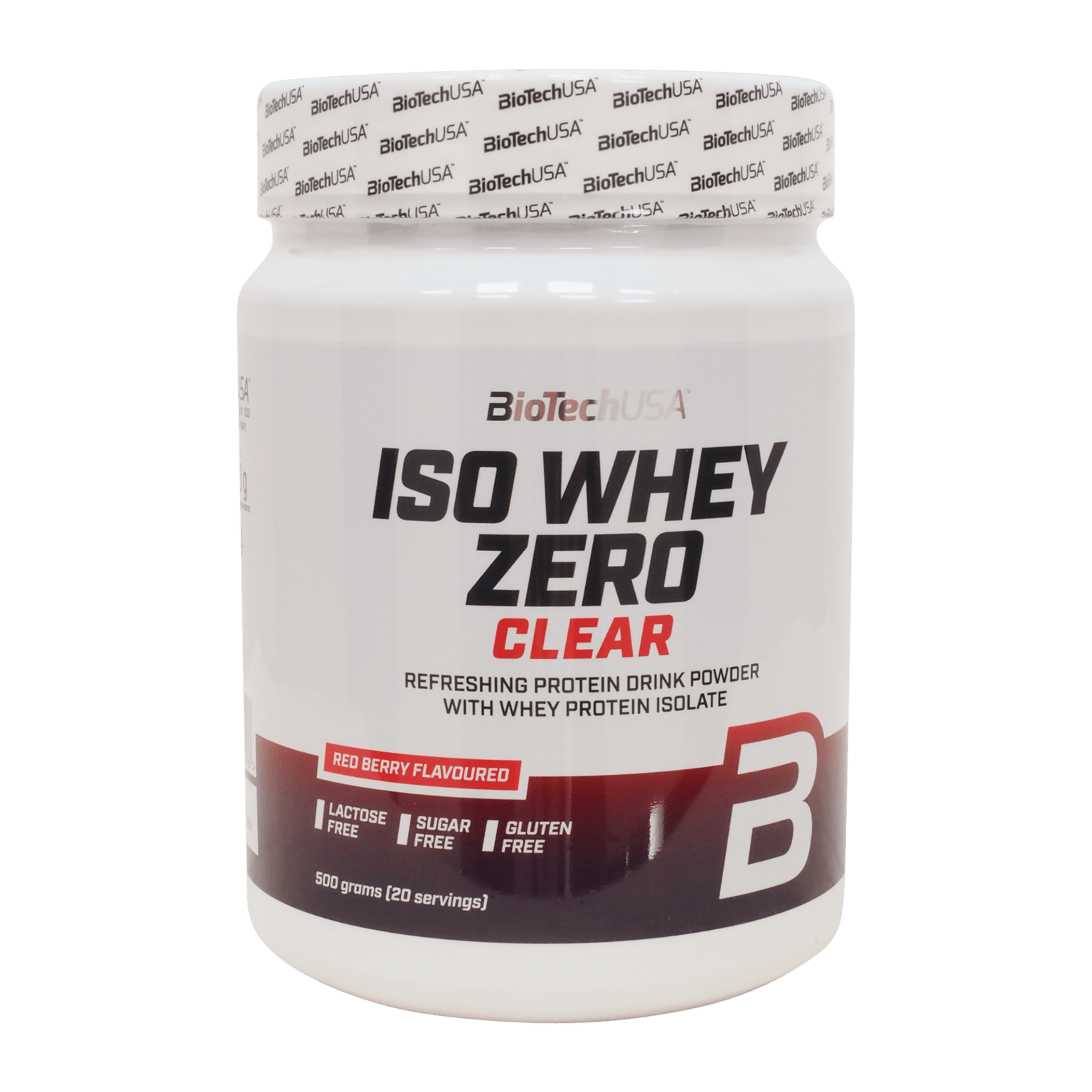 BioTech USA Iso Whey Zero Clear Red berry 500г, протеиновый порошок