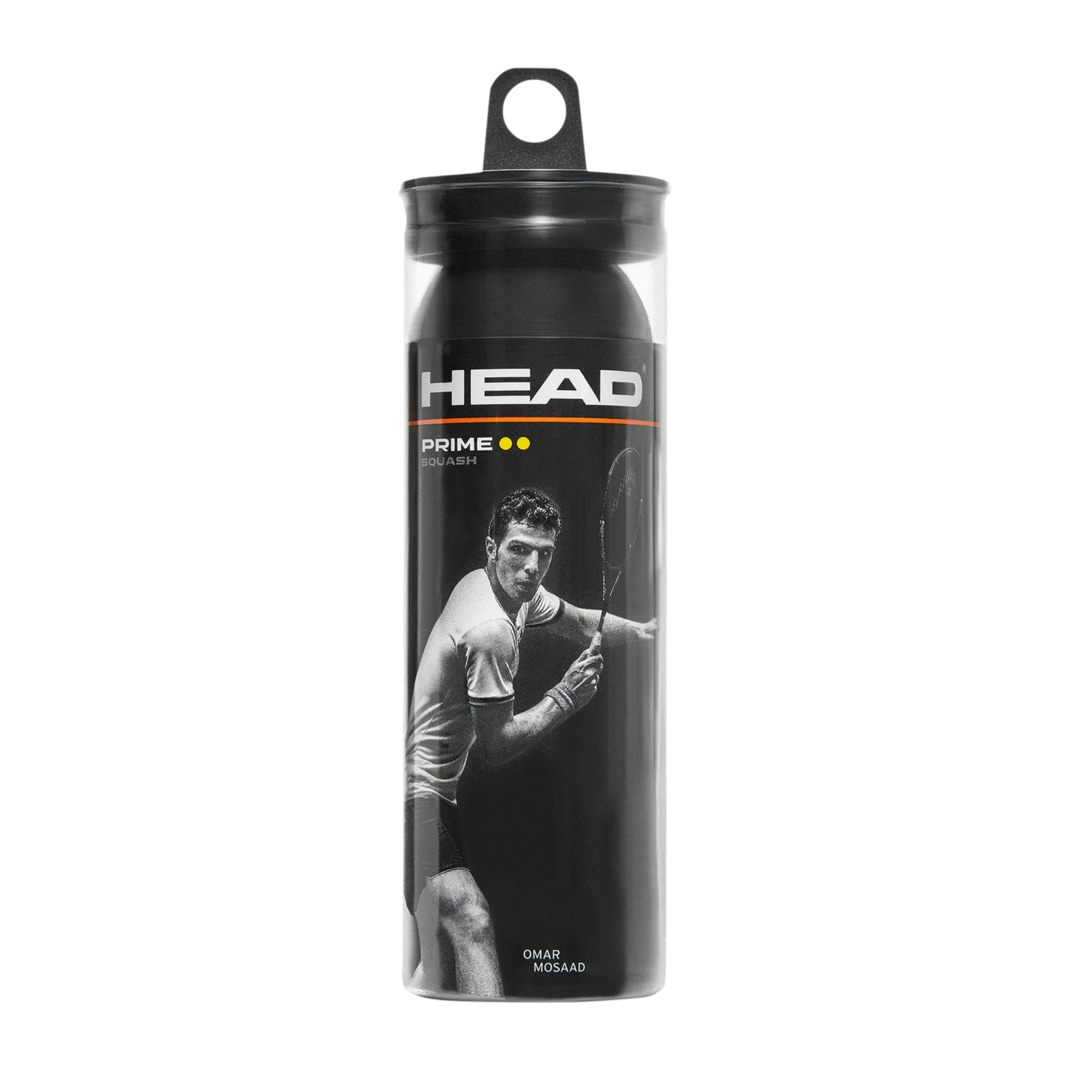 Банка с 3 мячами Head Prime, мячи для сквоша